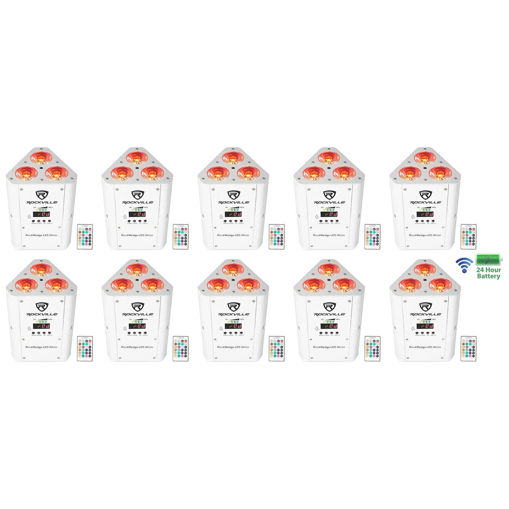 RockWedge LED White 10-Pack - Image 2