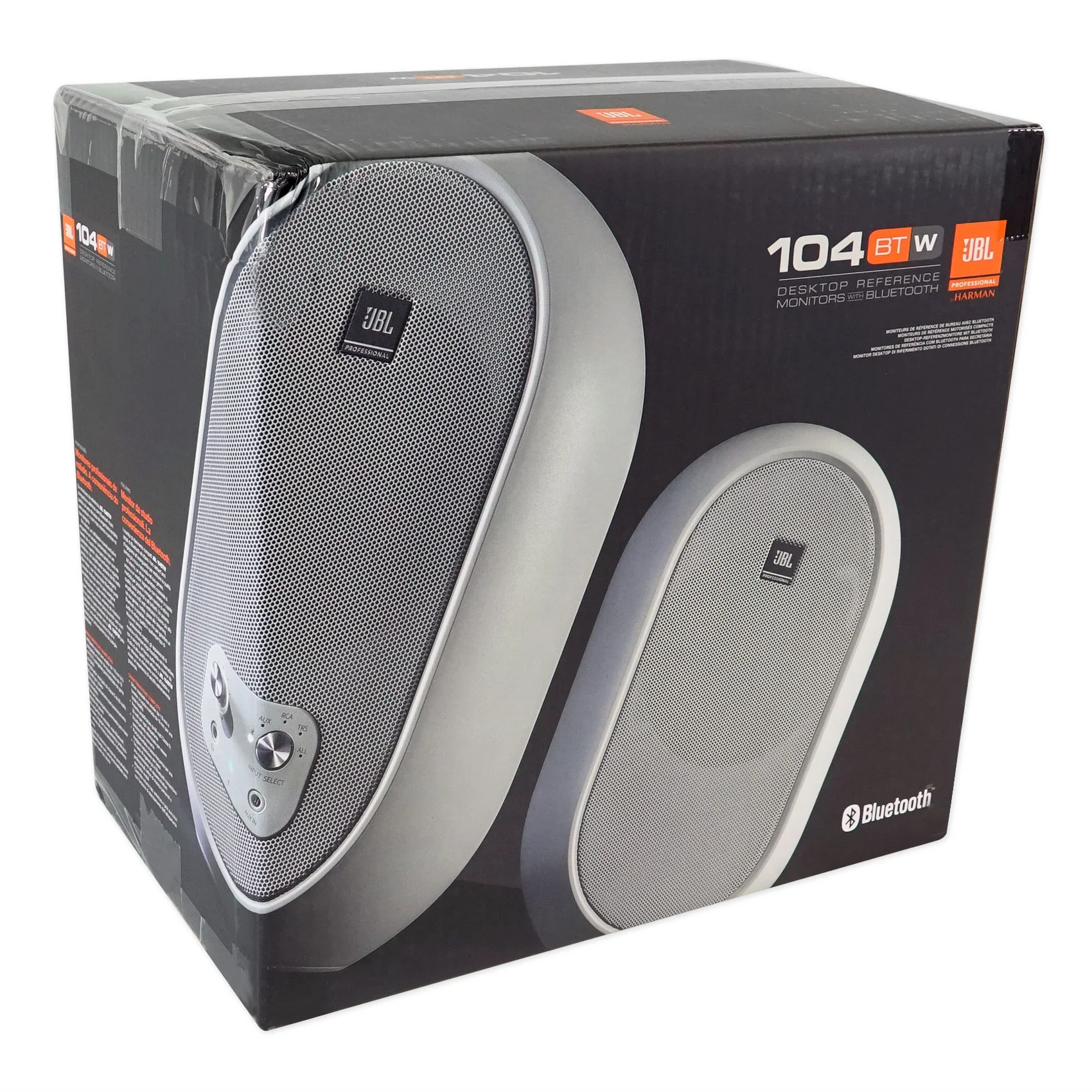 JBL 104SET-BTW Pair Bluetooth Powered Active Studio Monitors+Isolation Feet Pads - Image 13