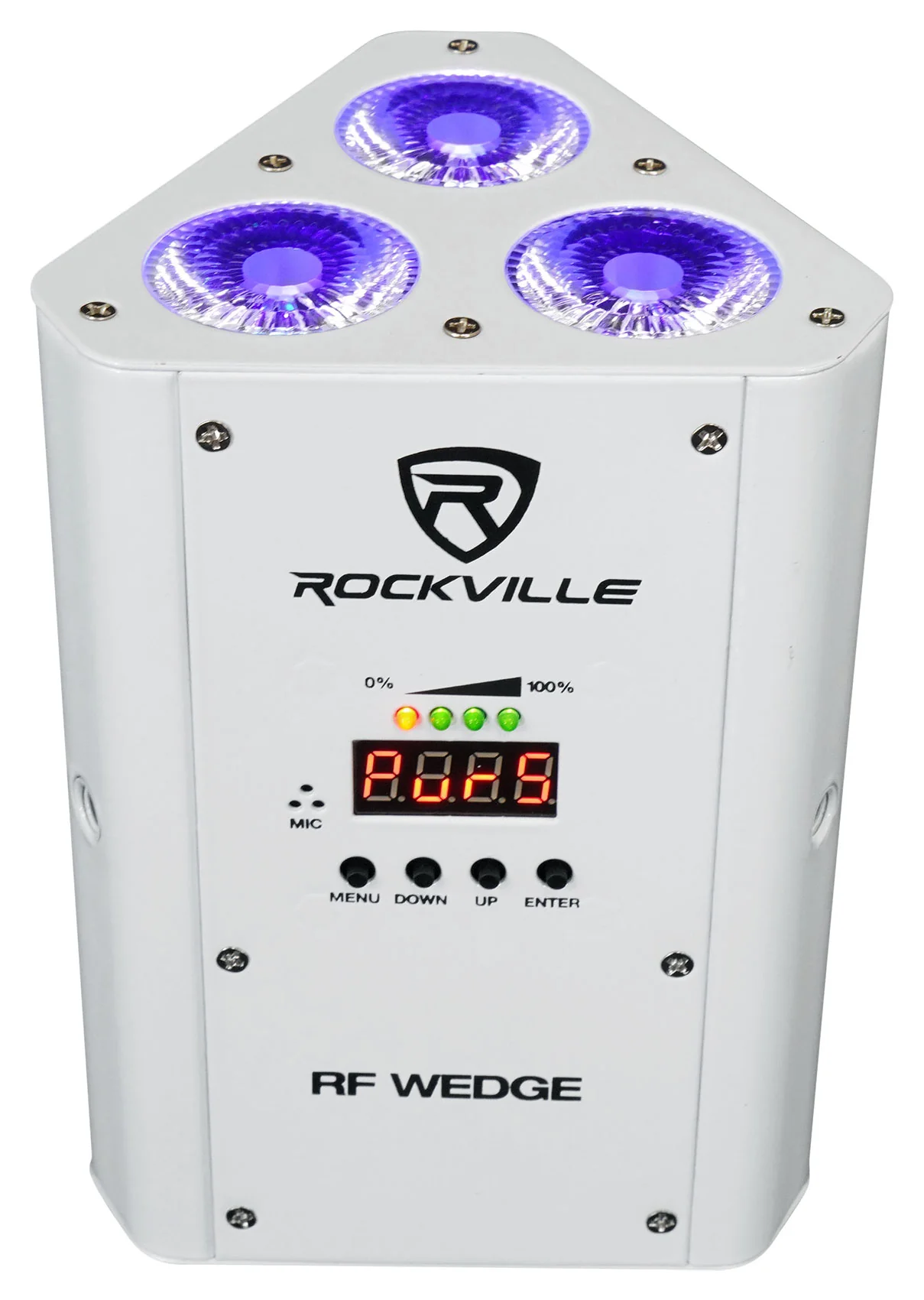 RF Wedge White 12-Pack + ROCKFORCE W2 DMX Controller Bundle - Image 2