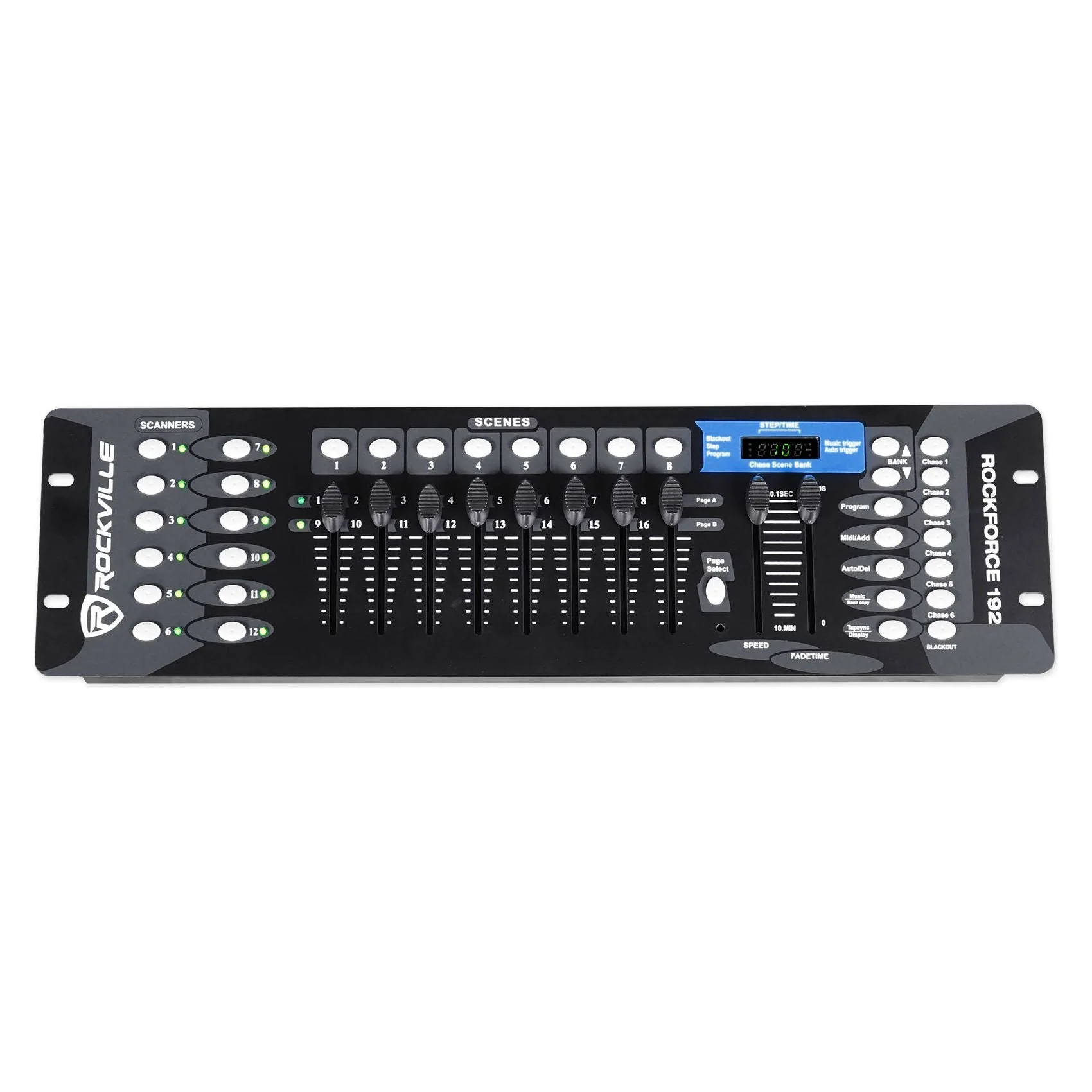 RockPAR50 Black 12-Pack + ROCKFORCE 192 DMX Controller Bundle - Image 10