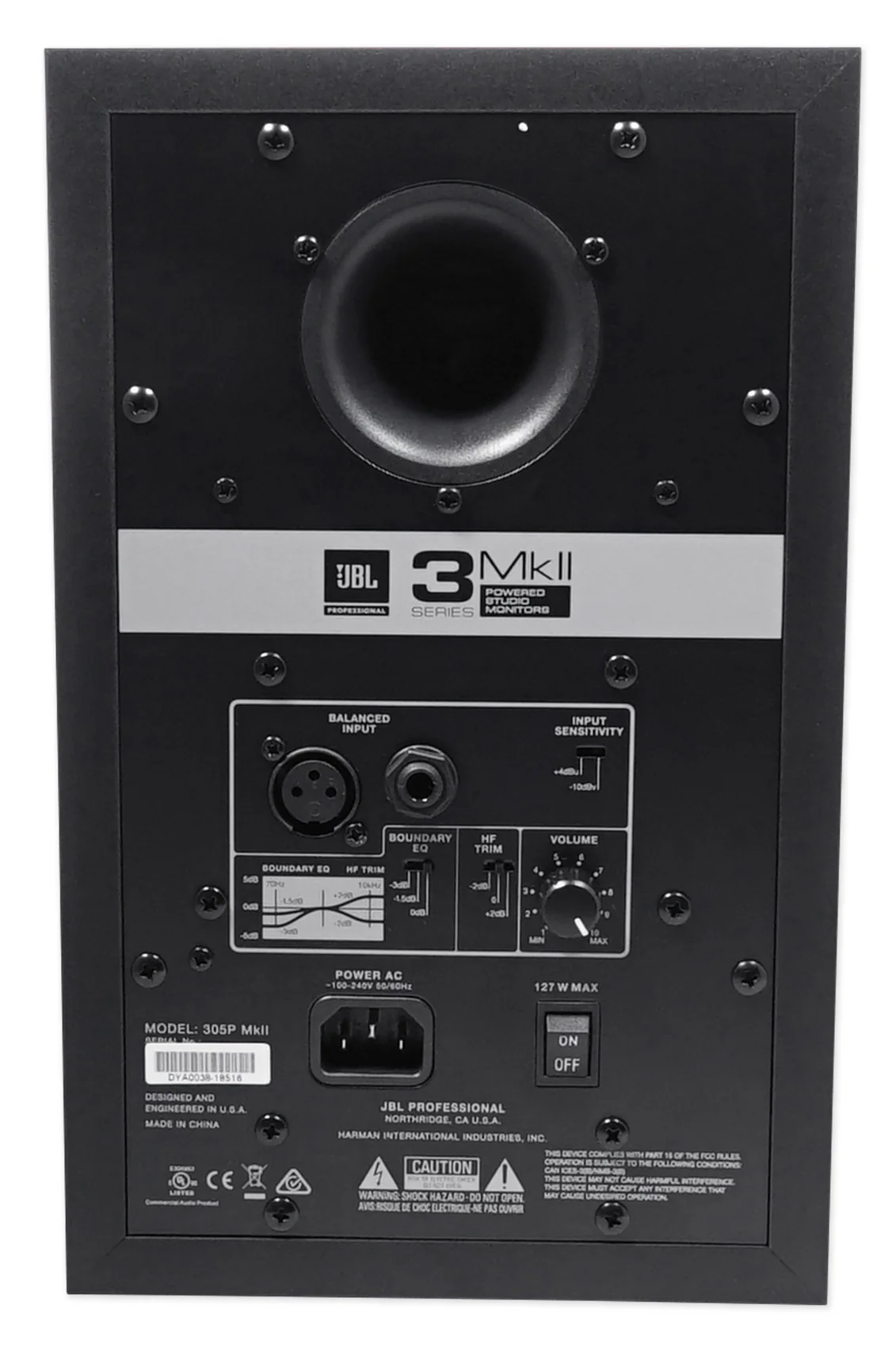 2 JBL 305P MkII 5" Studio Monitors+Stands+Subwoofer+Headphones+Mic+Vocal Shield - Image 8