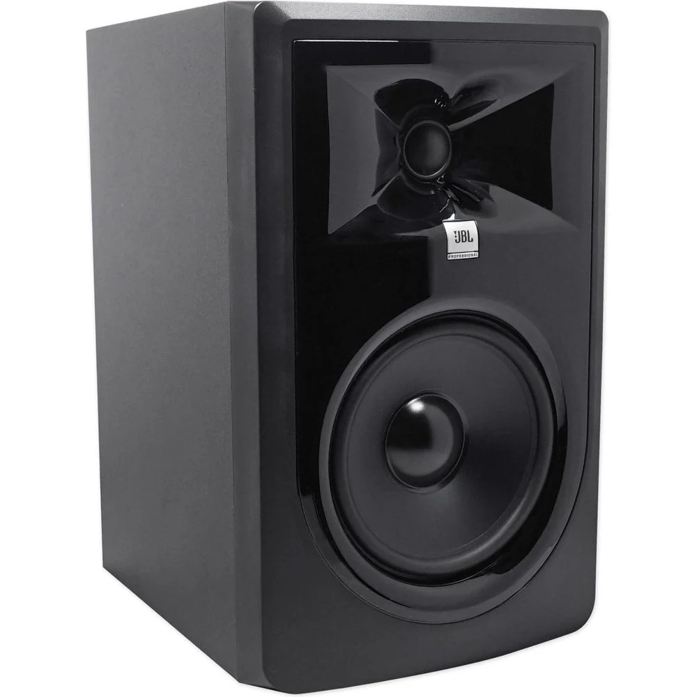 (2) JBL 306P MkII 6" Powered Studio Reference Monitors+Stands+Pads+XLR Cables - Image 10