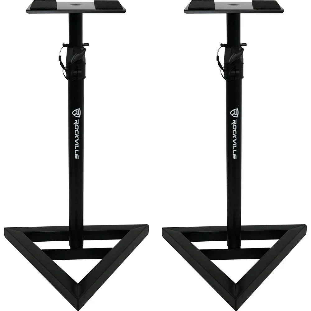 (2) JBL 306P MkII 6" Powered Studio Reference Monitors+Stands+Pads+XLR Cables - Image 11