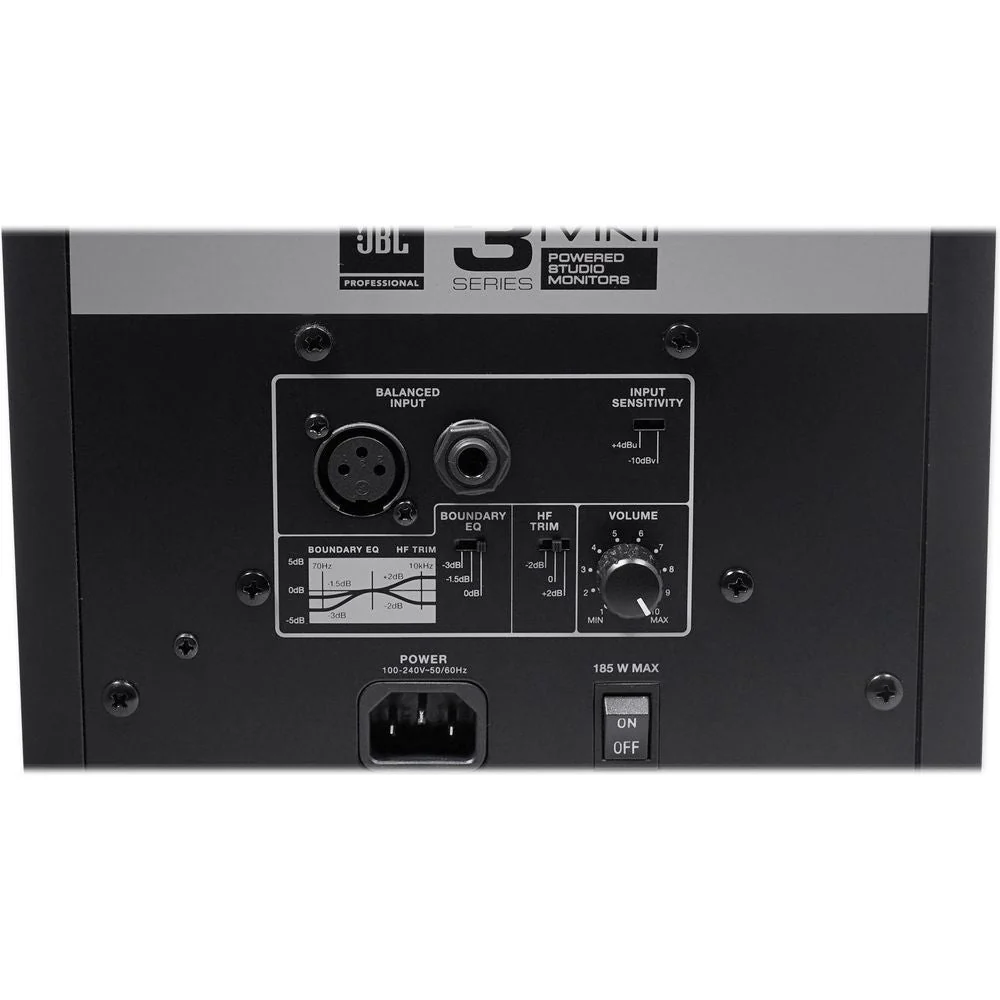 (2) JBL 306P MkII 6" Powered Studio Reference Monitors+Stands+Pads+XLR Cables - Image 5