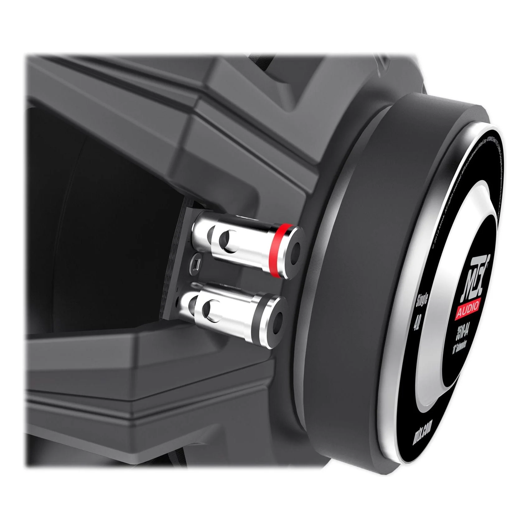 (2) MTX 3510-04 10" 1000w SVC 4-ohm Car Audio Subwoofers+Mono Amplifier+Amp Kit - Image 11