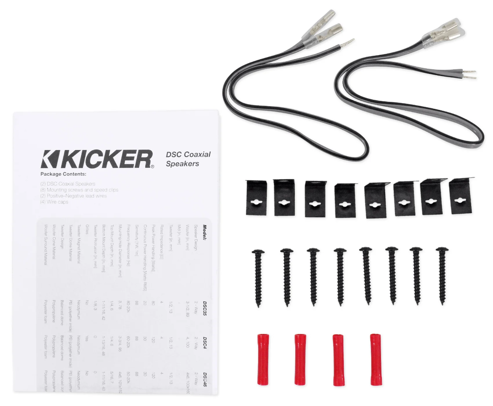 Kicker 6x8" Front+Rear Speaker Replacement Kit For 05-07 Ford F-250/350/450/550 - Image 6
