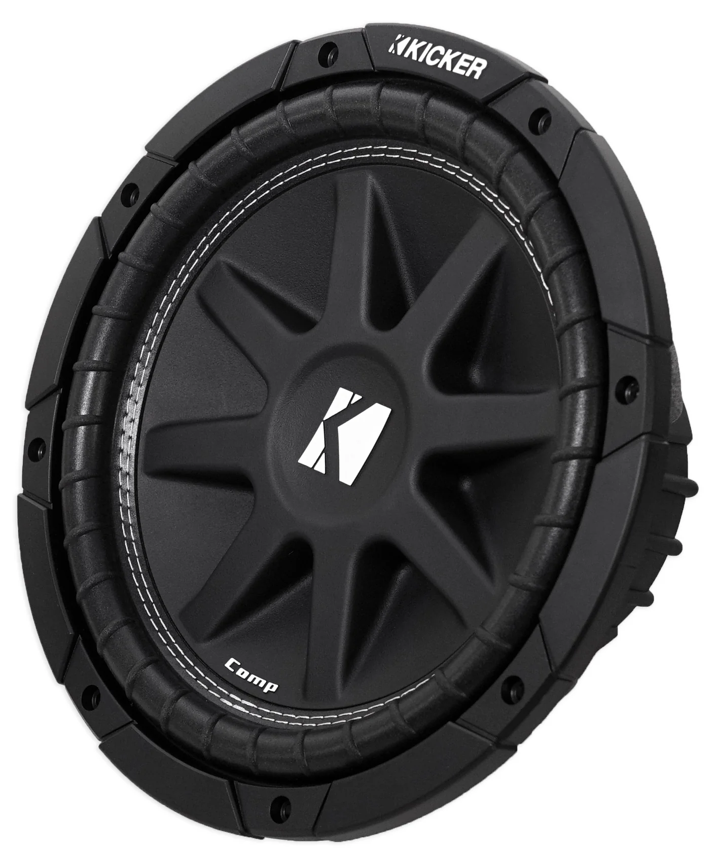 (2) KICKER 43C104 Comp 10" 600w SVC 4-ohm Car Subwoofer+Vented Sub Box Enclosure - Image 3