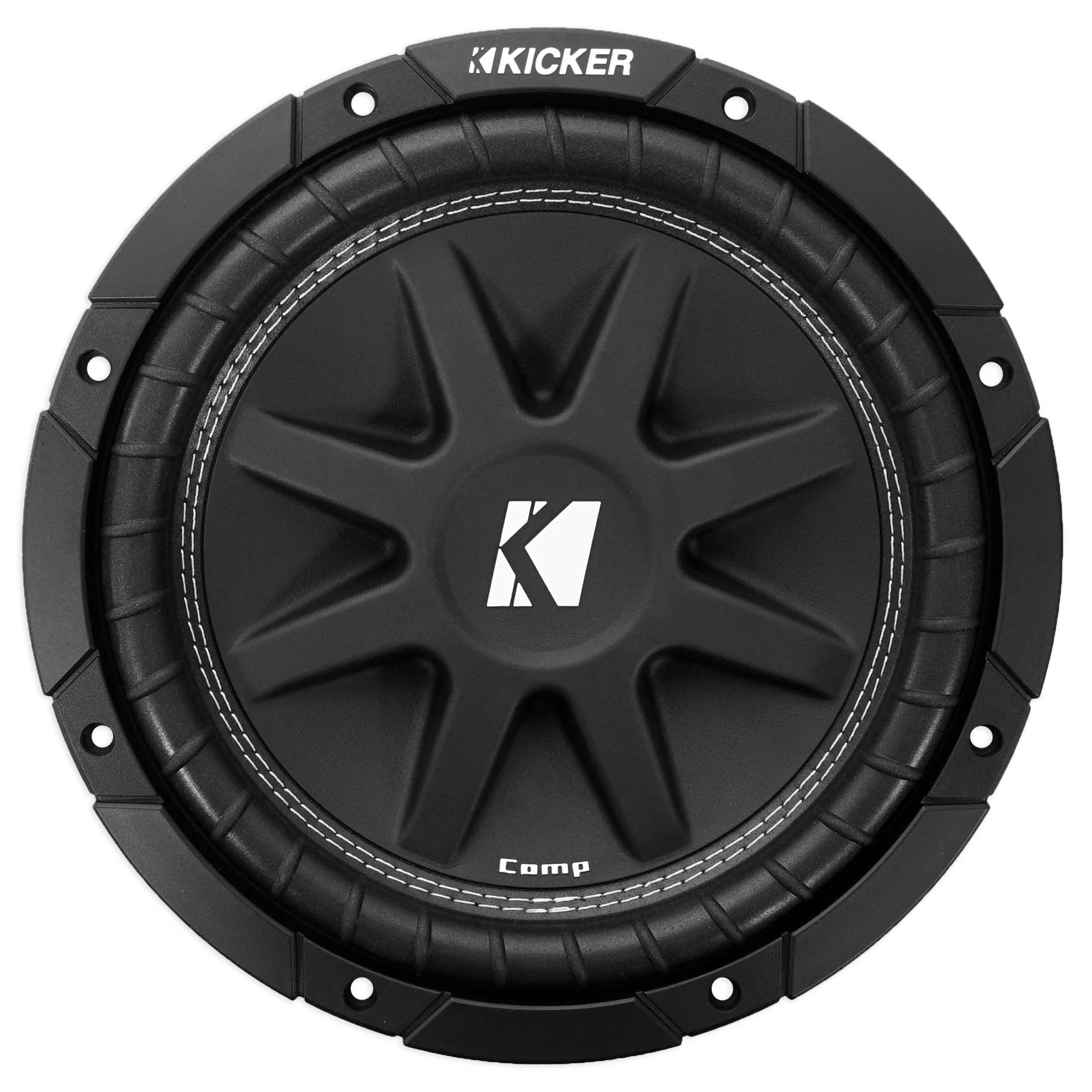 (2) KICKER 43C104 Comp 10" 600w SVC 4-ohm Car Subwoofer+Vented Sub Box Enclosure - Image 4