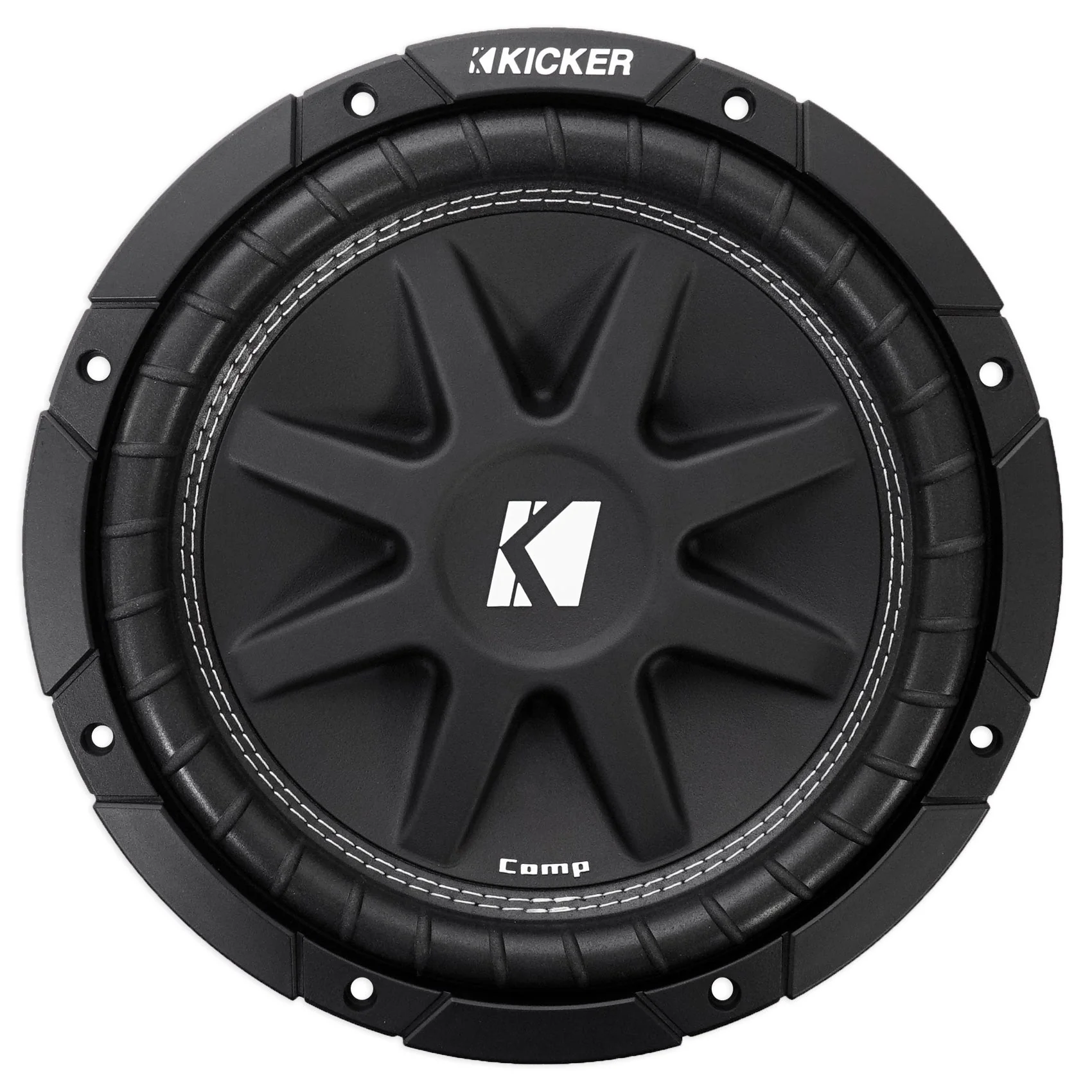 (2) KICKER 43C104 Comp 10" 600w SVC 4-ohm Car Subwoofer+Vented Sub Box Enclosure - Image 6