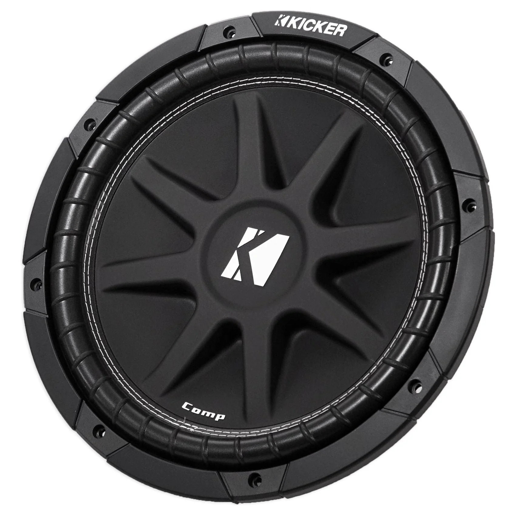 (2) KICKER 43C124 Comp 12" 600 Watt Car Subwoofers+Sealed Sub Box Enclosure - Image 9