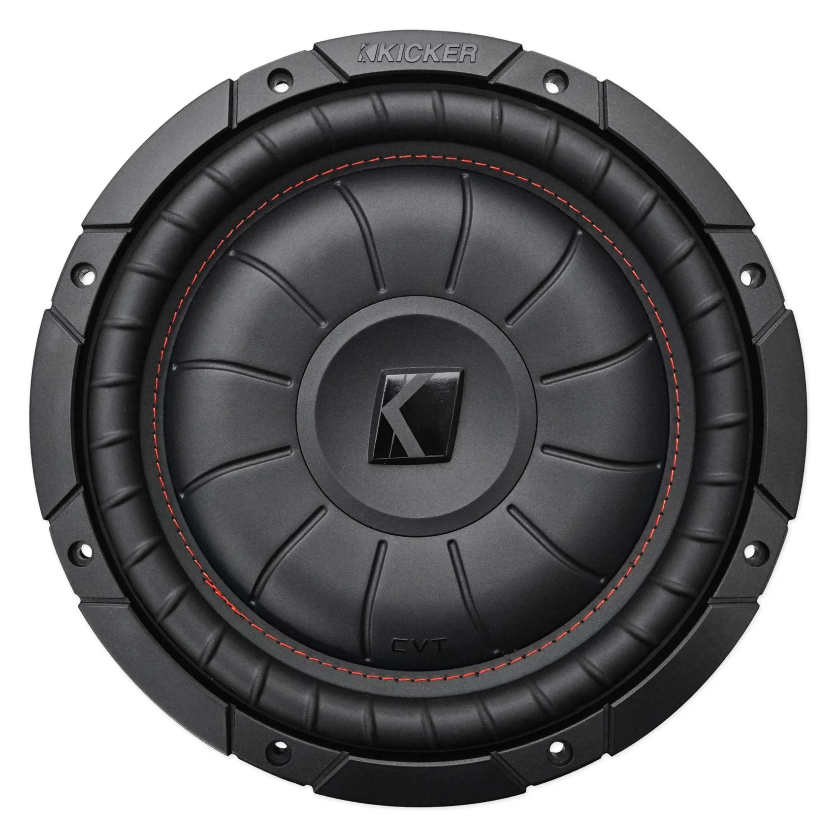 (2) Kicker 43CVT102 COMPVT 10" 1600w Shallow Subwoofers+Sealed Sub Box Enclosure - Image 4
