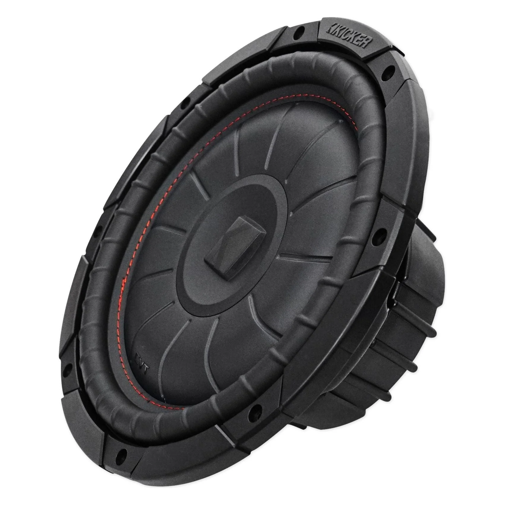 (2) Kicker 43CVT102 COMPVT 10" 1600w Shallow Subwoofers+Sealed Sub Box Enclosure - Image 7