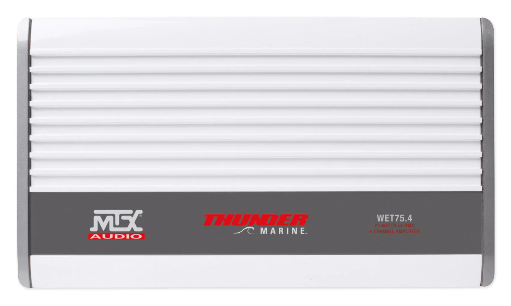 (4) KICKER 45KMTC8W 8" 1200 Watt Marine Wakeboard LED Speakers+MTX Amp+Receiver - Image 5