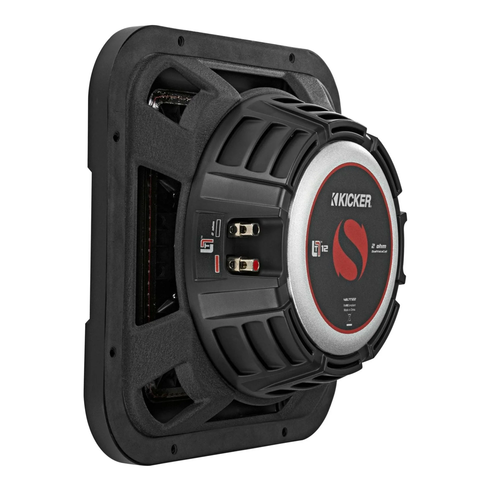 (2) KICKER 46L7T122 12" 1200w L7T Subwoofers Solo-Baric Subs+Amp+Vented Sub Box - Image 6
