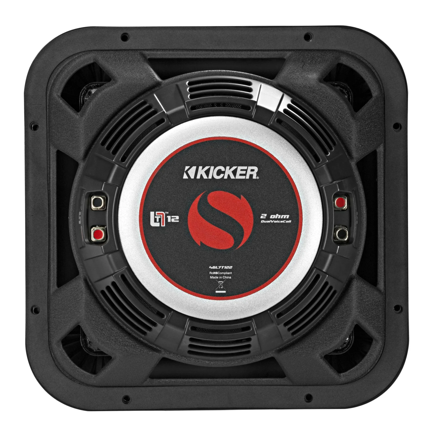 (2) KICKER 46L7T122 12" 1200w L7T Subwoofers Solo-Baric Subs+Amp+Vented Sub Box - Image 7