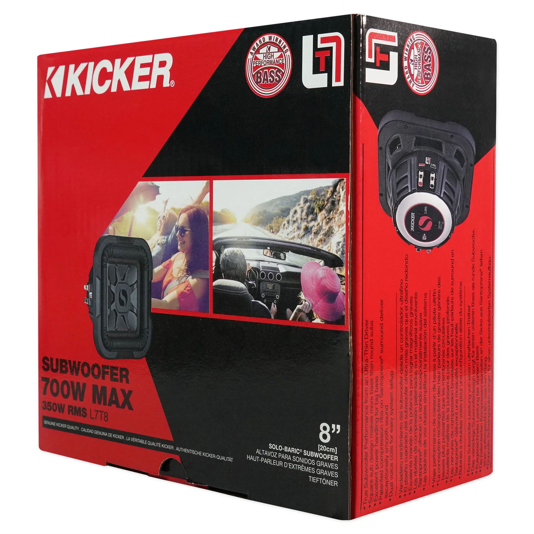 2) KICKER 8 inch L7T Subwoofers in Box Fits 2007-20 GM/Chevy 1500 Crew 2500HD/3500HD - Image 12