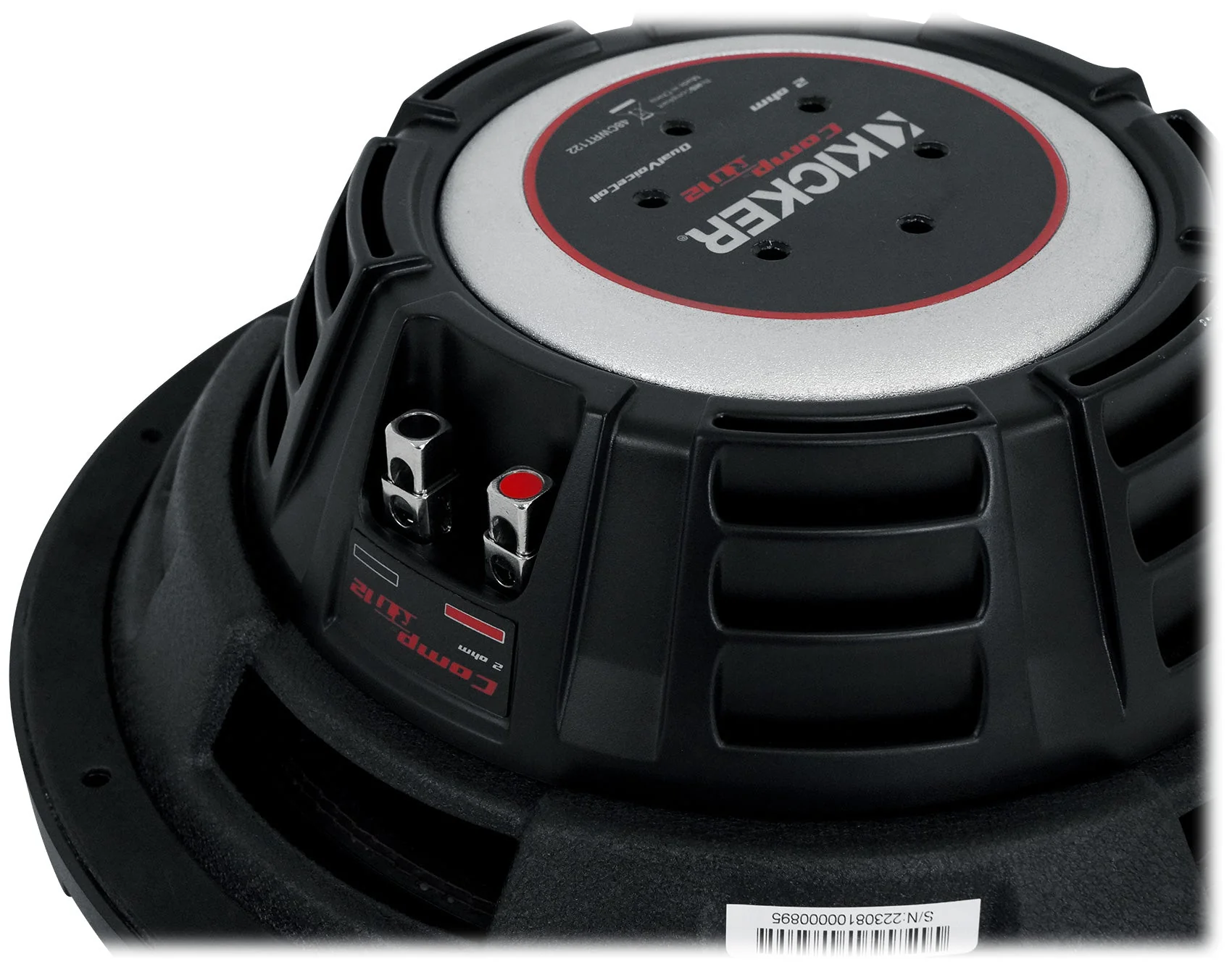 (2) Kicker 48CWRT122 COMPRT12 2000W 12" Slim Car Subwoofers+Shallow Sub Box - Image 15