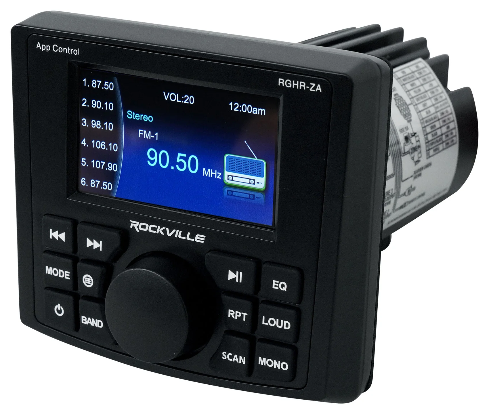 (4) KICKER 48KMXL84 8" 500w Marine Speakers w/LED+Receiver+4-Ch. Amplifier KMXL8 - Image 24