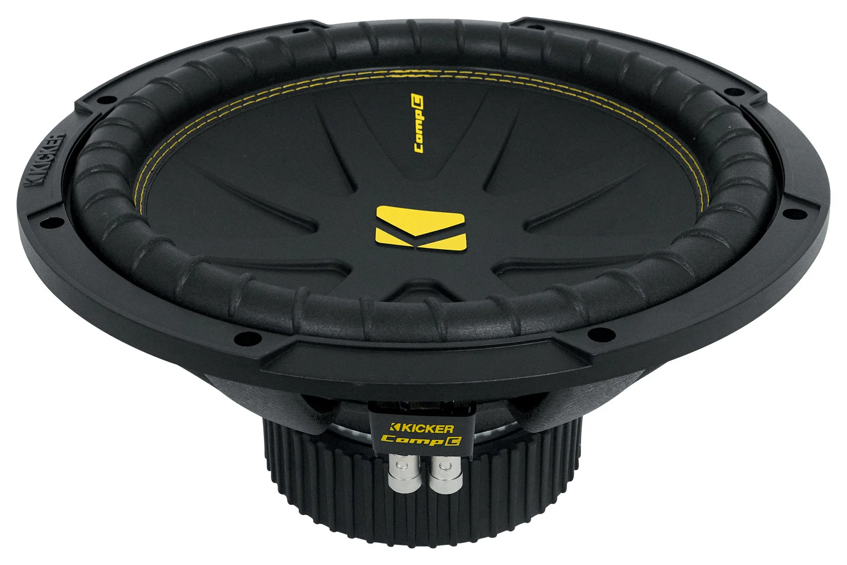 (2) Kicker 50CWCS124 CompC 12" SVC Subwoofers+Sealed Sub Box Enclosure CWCS124 - Image 7