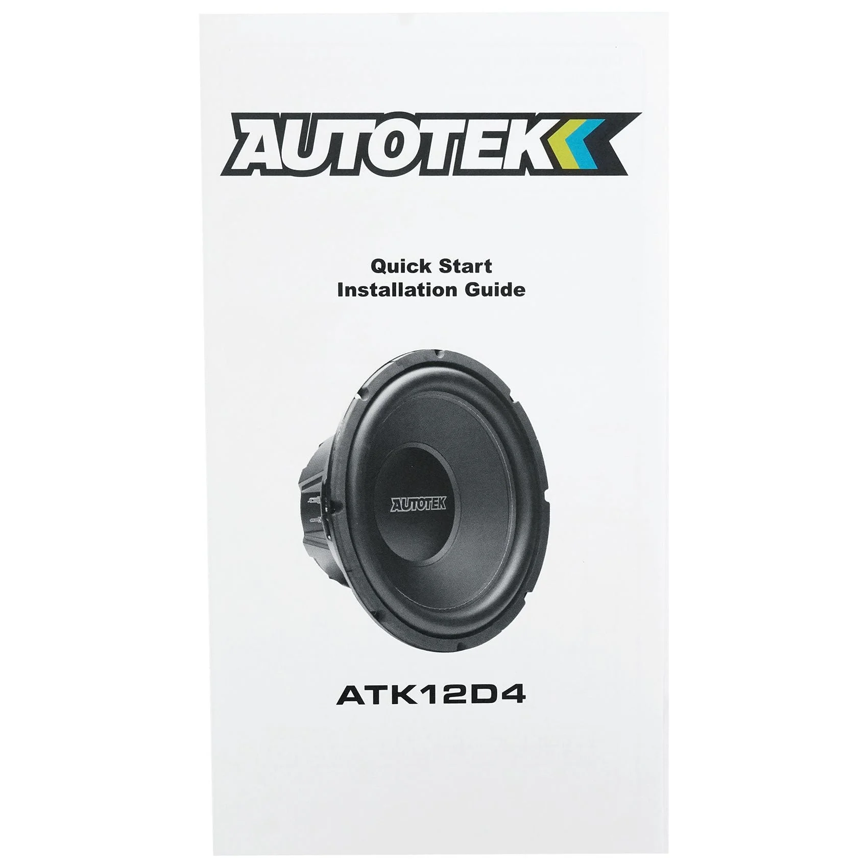 (2) Autotek ATK12D4 12" 400w RMS DVC 4 Ohm Car Subwoofers+Mono Amplifier+Amp Kit - Image 12