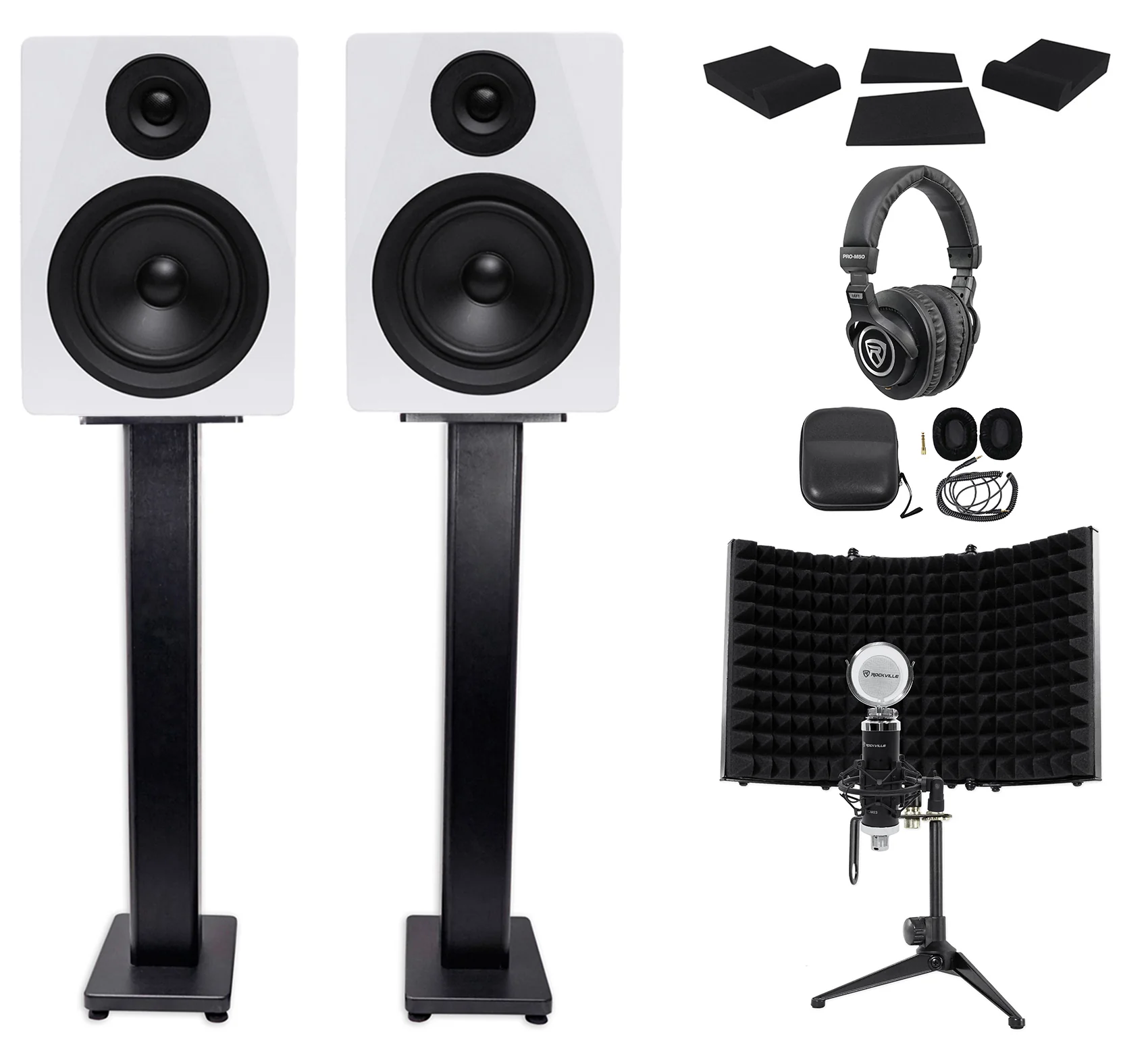 DPM5W White 2-Pack + RHTSB Stands Bundle - Image 2