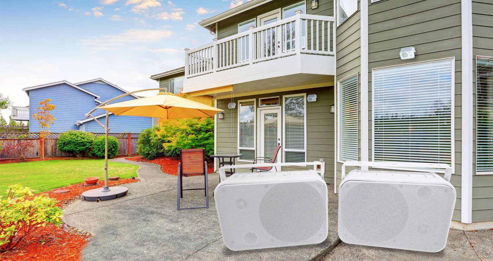 Rockville HP65S White 4-Pack + RWBC65S Covers Bundle - Image 2