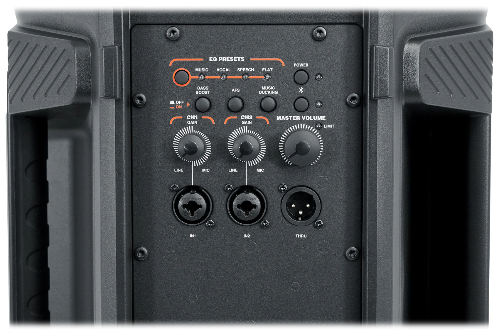 2) JBL IRX108BT 8" 1000 Watt Powered DJ Portable PA Speakers w/ Bluetooth+Stands - Image 3