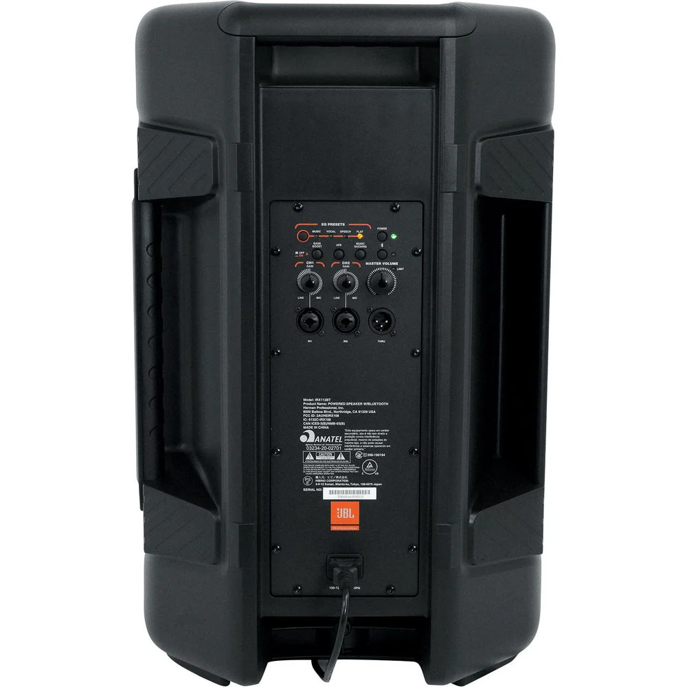 (2) JBL IRX112BT 12" 1300w Powered DJ Portable PA Speakers w/ Bluetooth+Stands - Image 7
