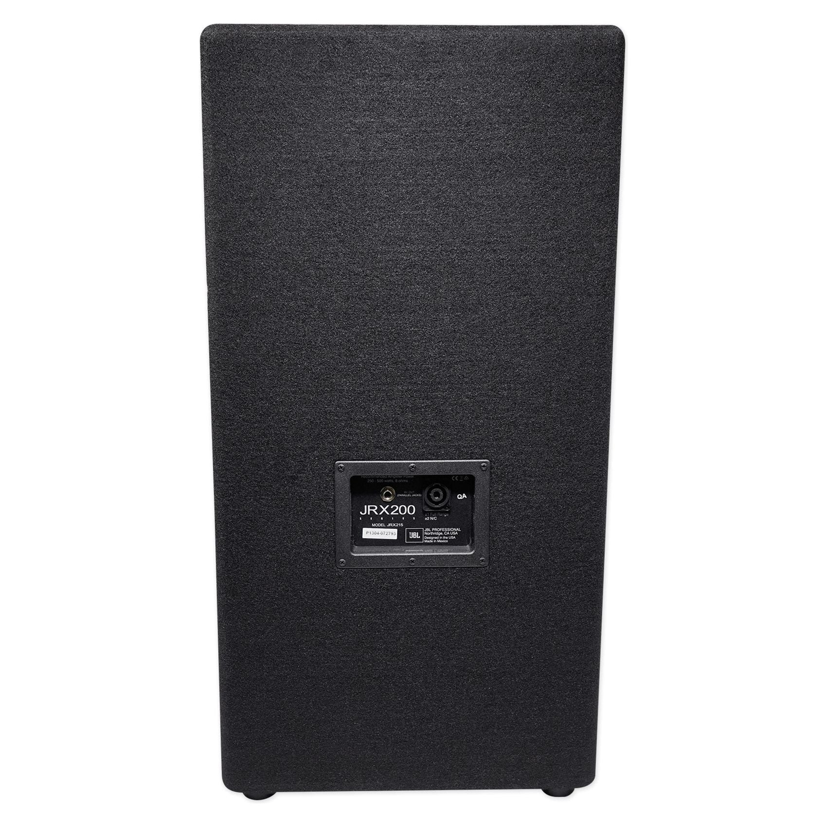 (2) JBL Pro JRX215 1000W 15" Passive PA Speakers + 2)Stands+2)Cables+Carry Case - Image 8