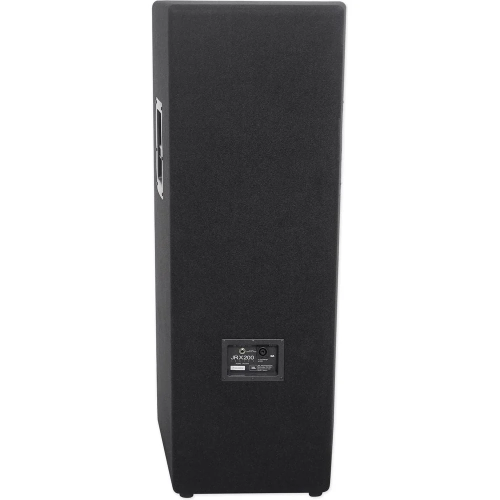 (2) JBL Pro JRX225 2000 Watt Dual 15" DJ PA Speakers+Power Amplifier+Cables - Image 7