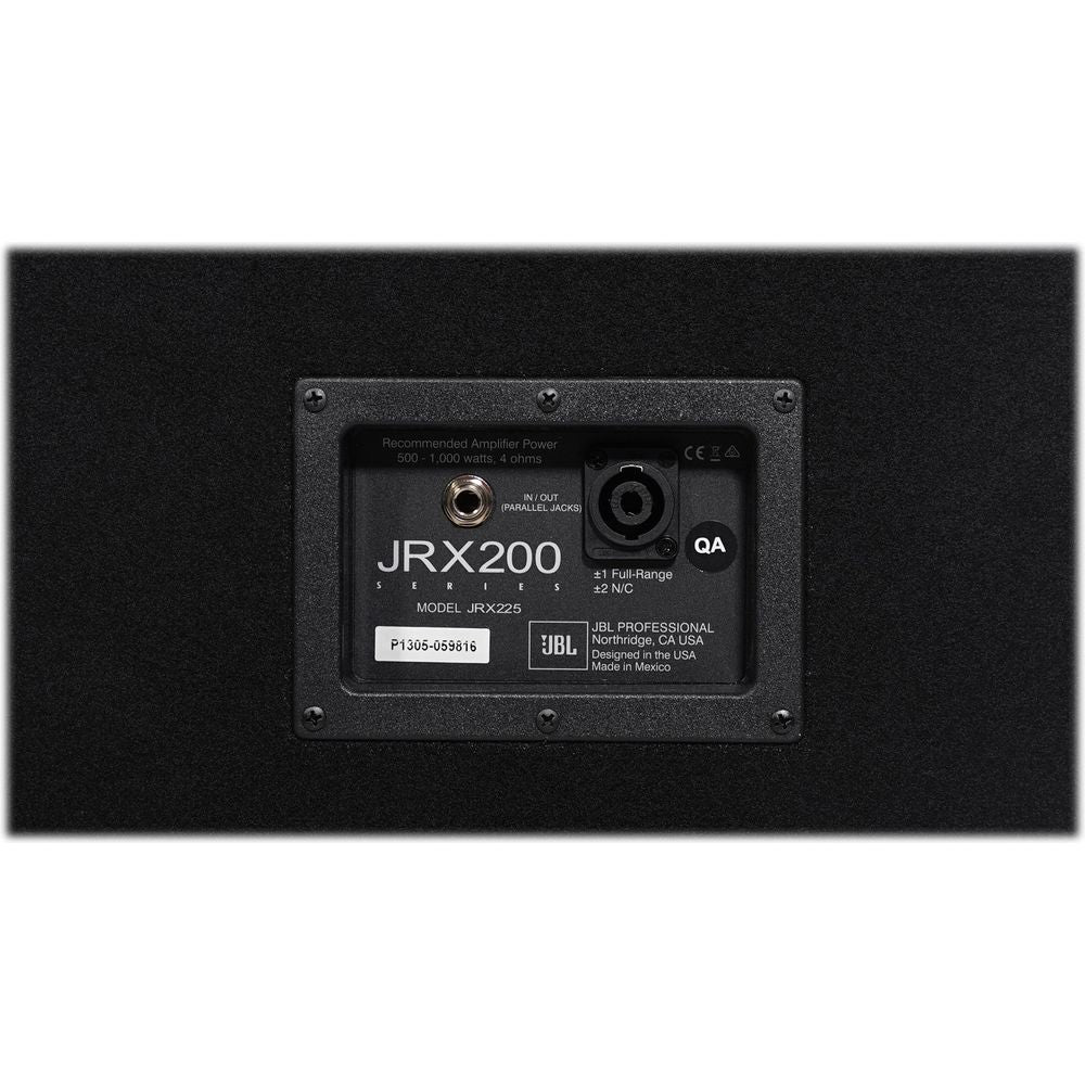 (2) JBL Pro JRX225 2000 Watt Dual 15" DJ PA Speakers+Power Amplifier+Cables - Image 8