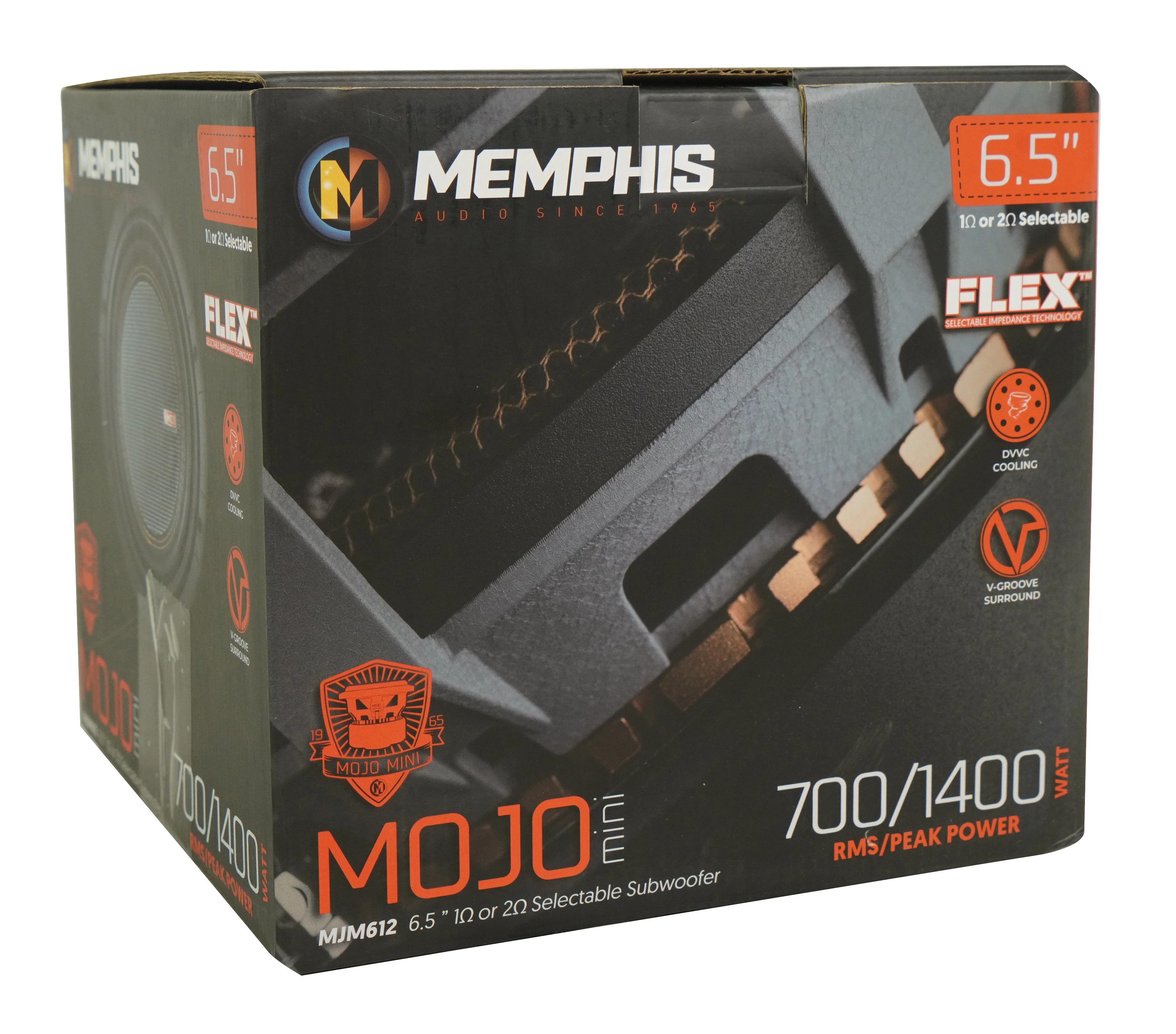 (2) Memphis Audio MOJO MJM612 6.5" 1400w Competition Car Subwoofers+Amp+Wire Kit - Image 10