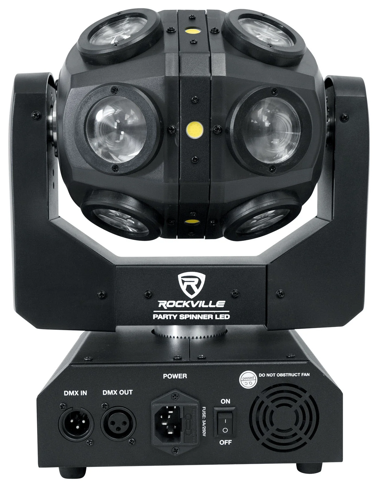 Party Spinner LED 2-Pack + ROCKFORCE 192 DMX Controller Bundle - Image 16