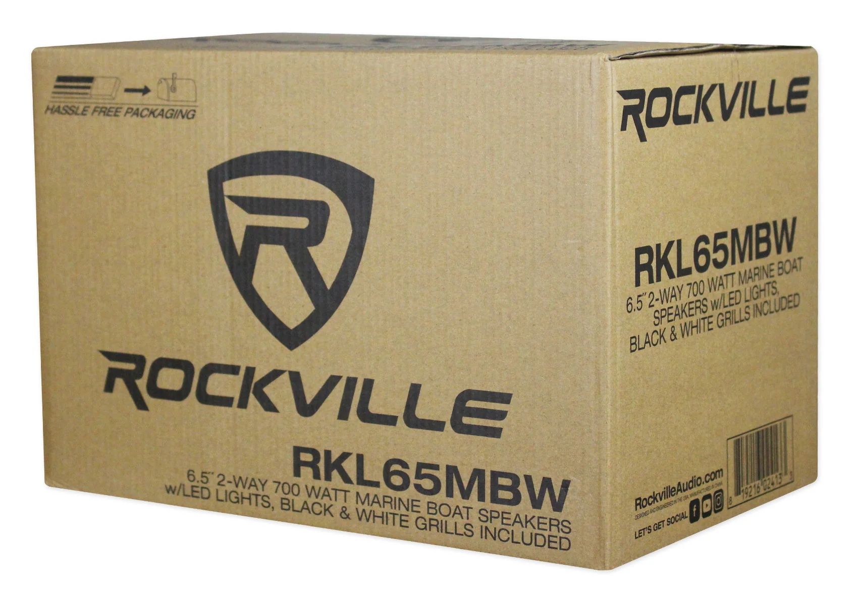 RKL65MBW 6.5" Marine Speakers 2-Pack + KRYPTON MF3 Amplifier Bundle - Image 8