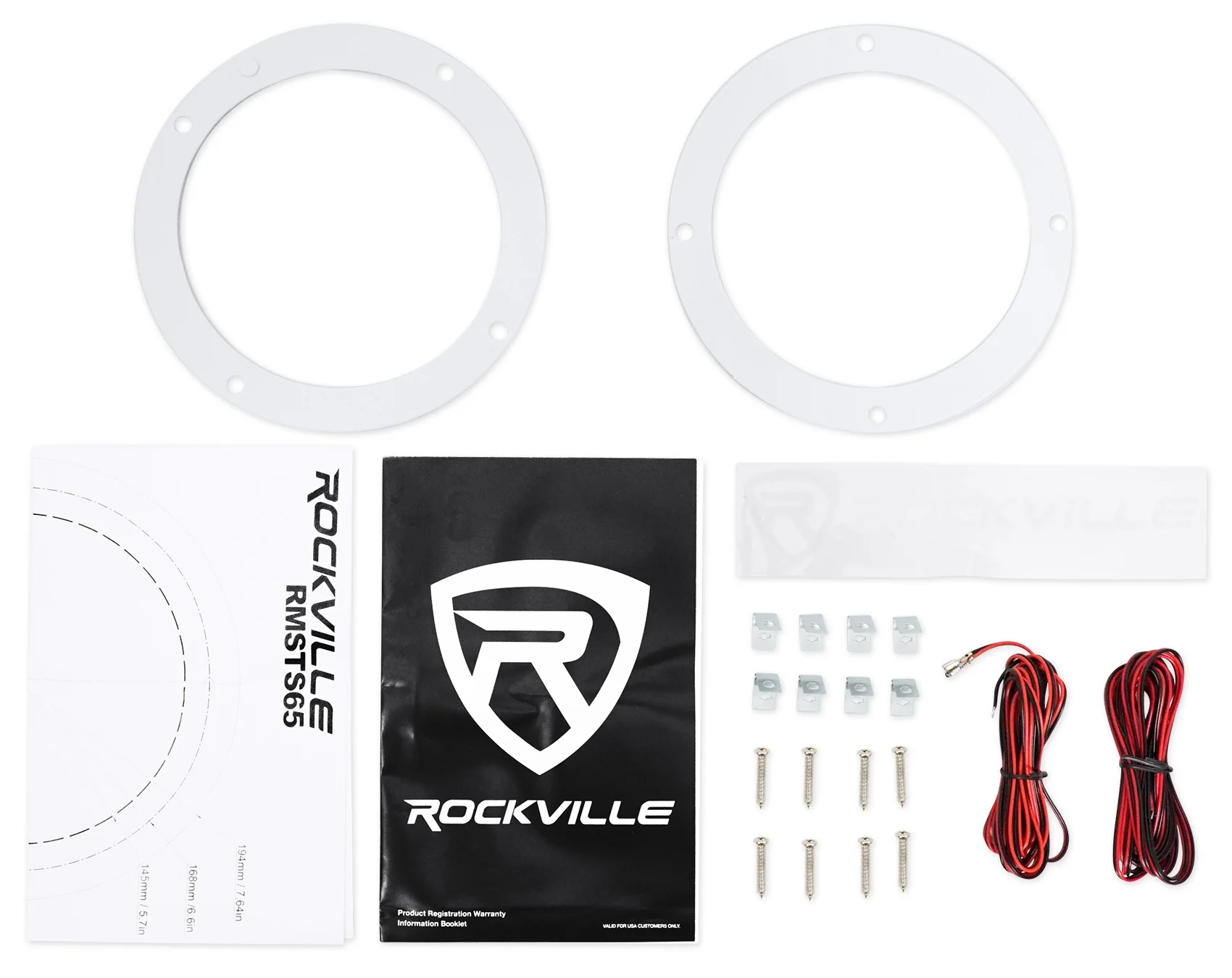 RMSTS65W White 6.5" Marine Speakers 4-Pack + KRYPTON MF4 Amplifier Bundle - Image 15