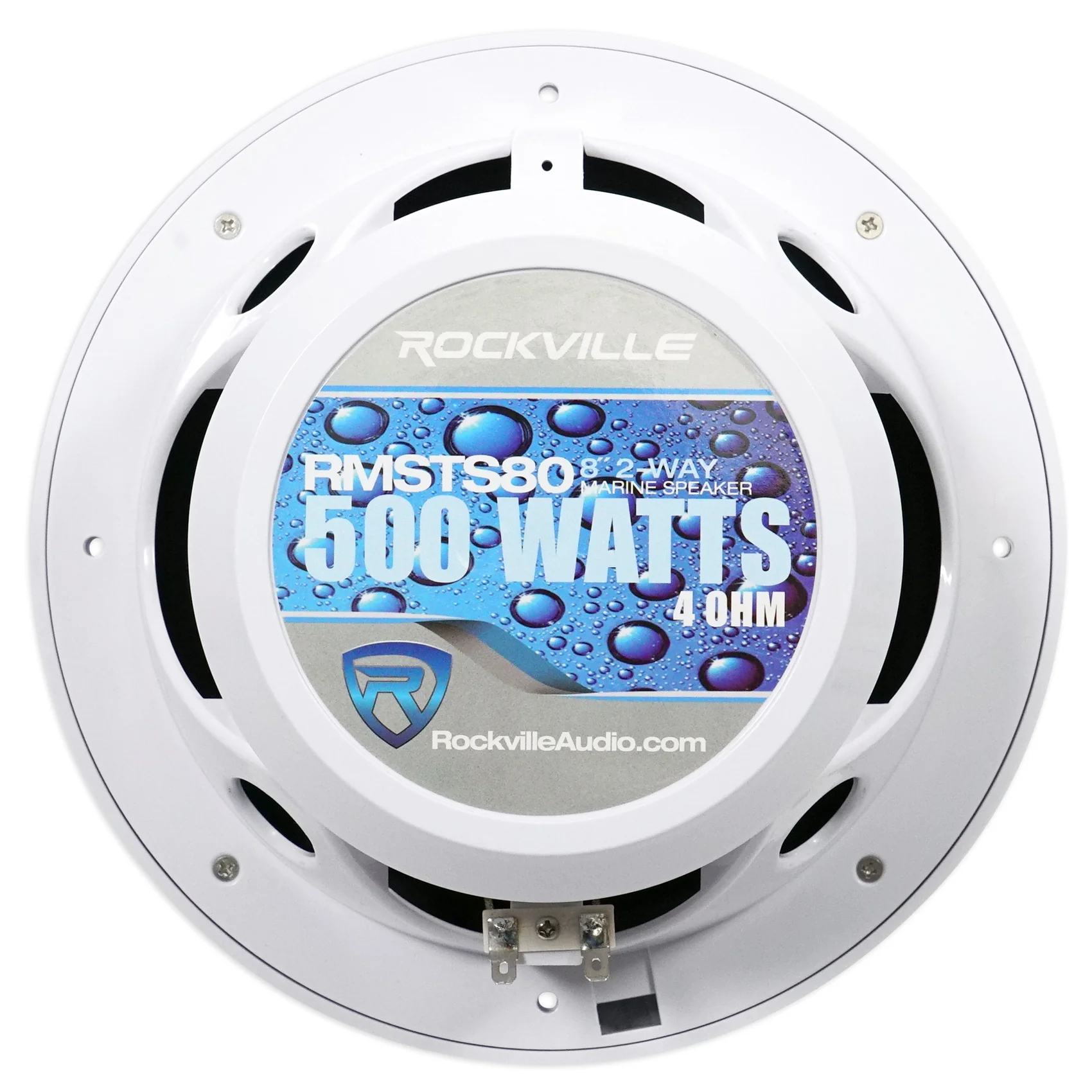 RMSTS80W White 8" Marine Speakers 4-Pack + KRYPTON MF4 Amplifier Bundle - Image 12