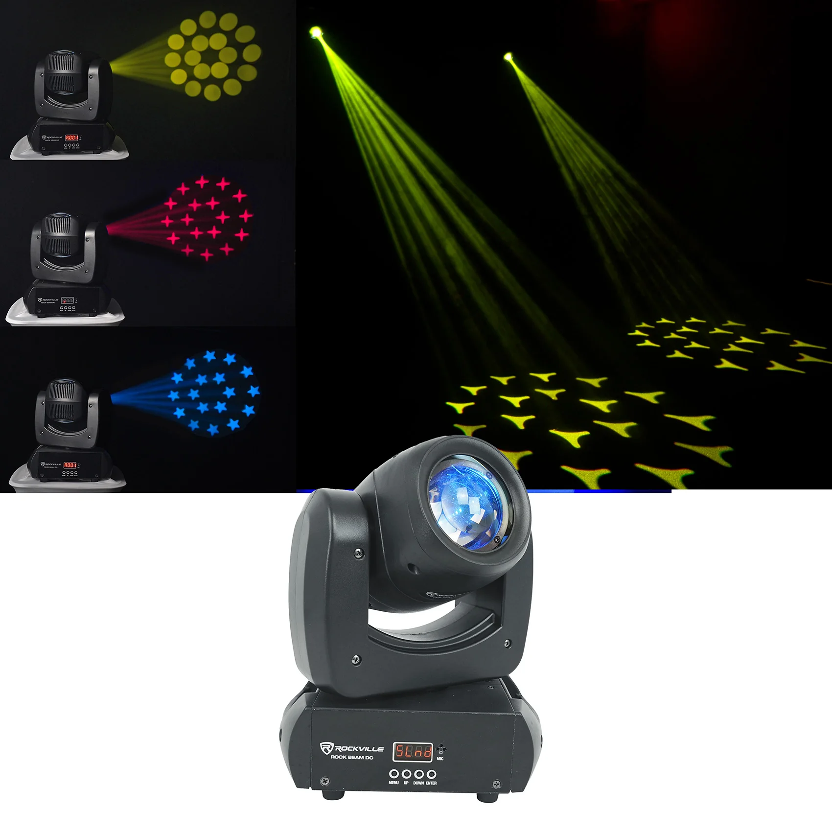 Rock Beam DC Lights 2-Pack + RTP32W Totems + RFAAW Facade + Battery Par 50 2-Pack Bundle - Image 5