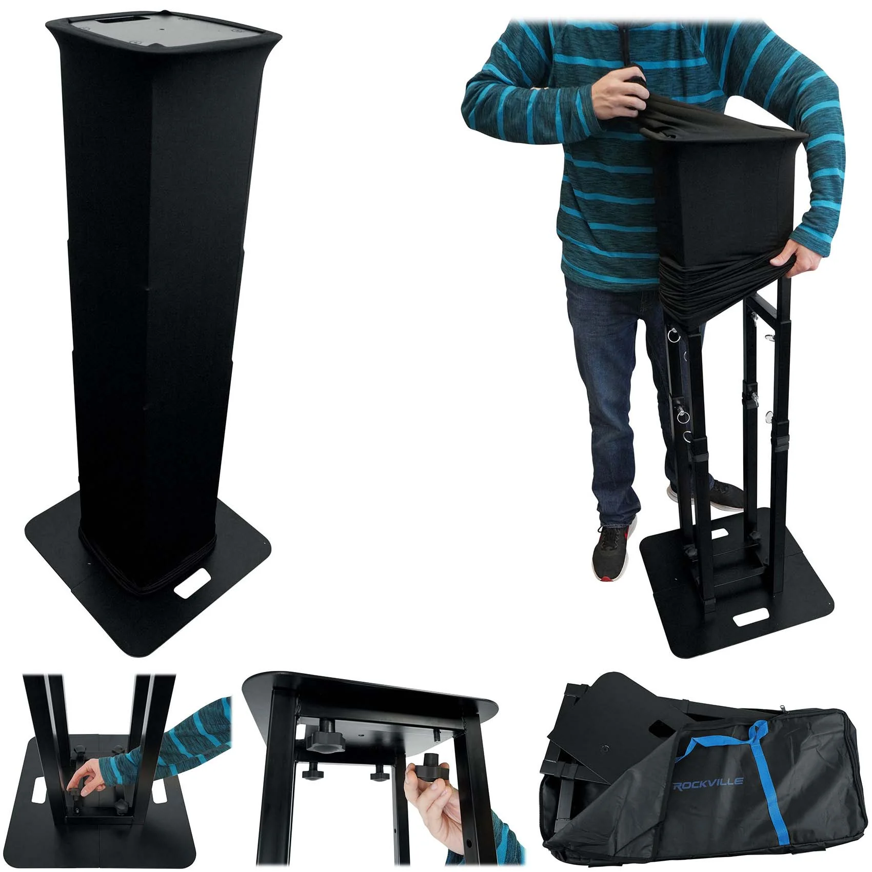 ROCK SPOT 260W 2-Pack + RTP-GO Black Totem + RFAAC Facade Bundle - Image 24