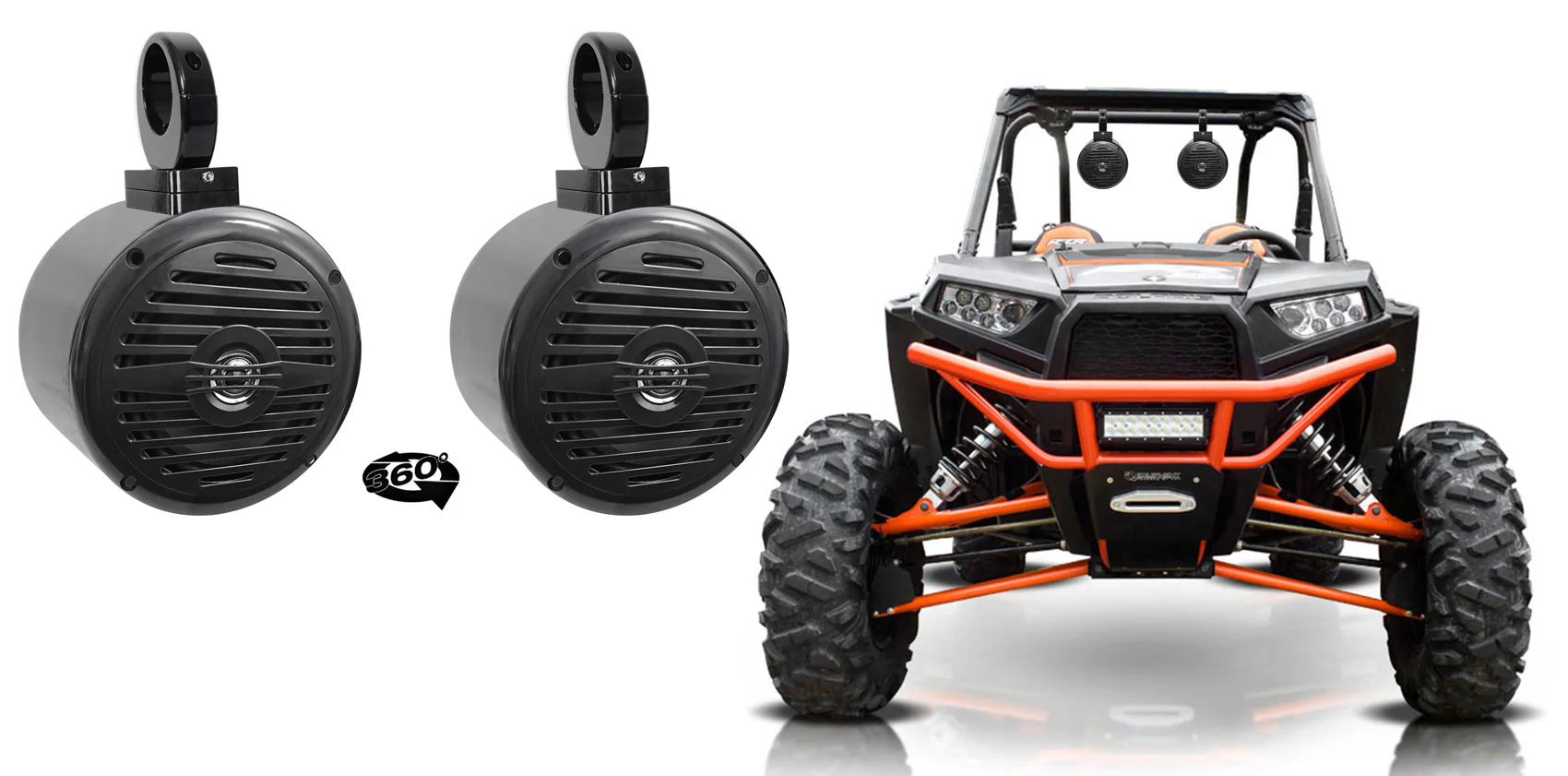 MAC525B+MAC360B ROCK SWIVEL RZR