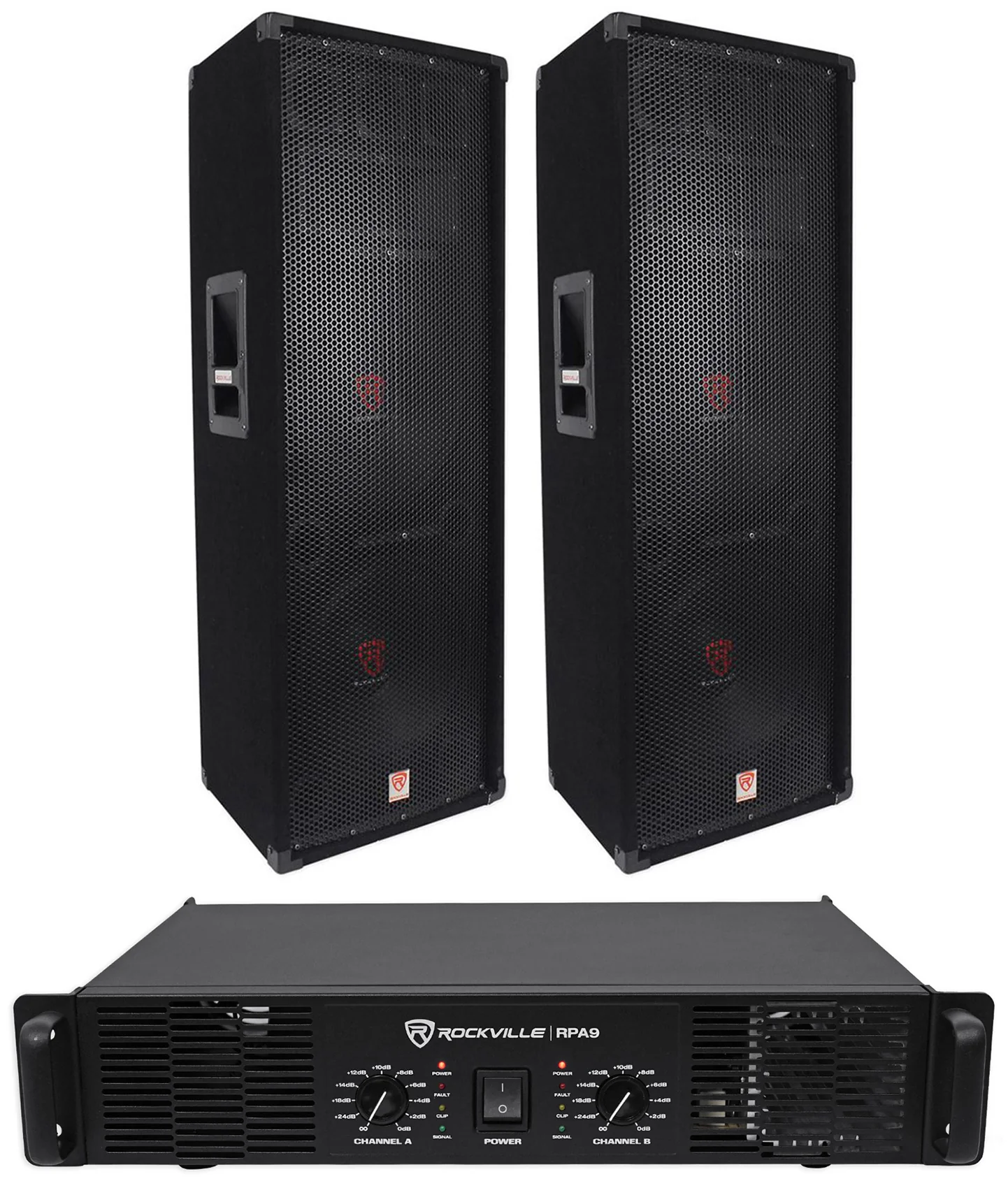 RSG12.2 2-Pack + RPA9 Power Amplifier Bundle