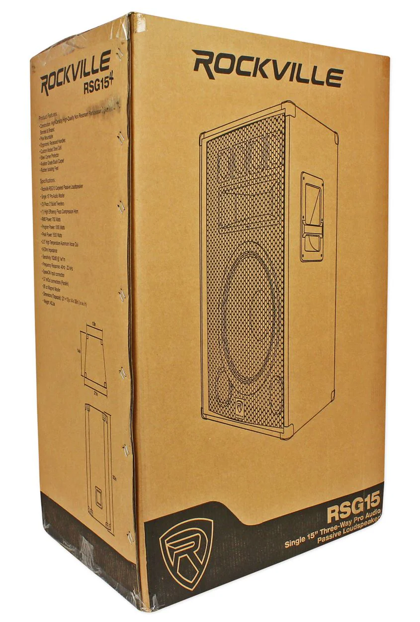 RSG15.4 2-Pack + RPA9 Amp + Stands & Cables Bundle - Image 7