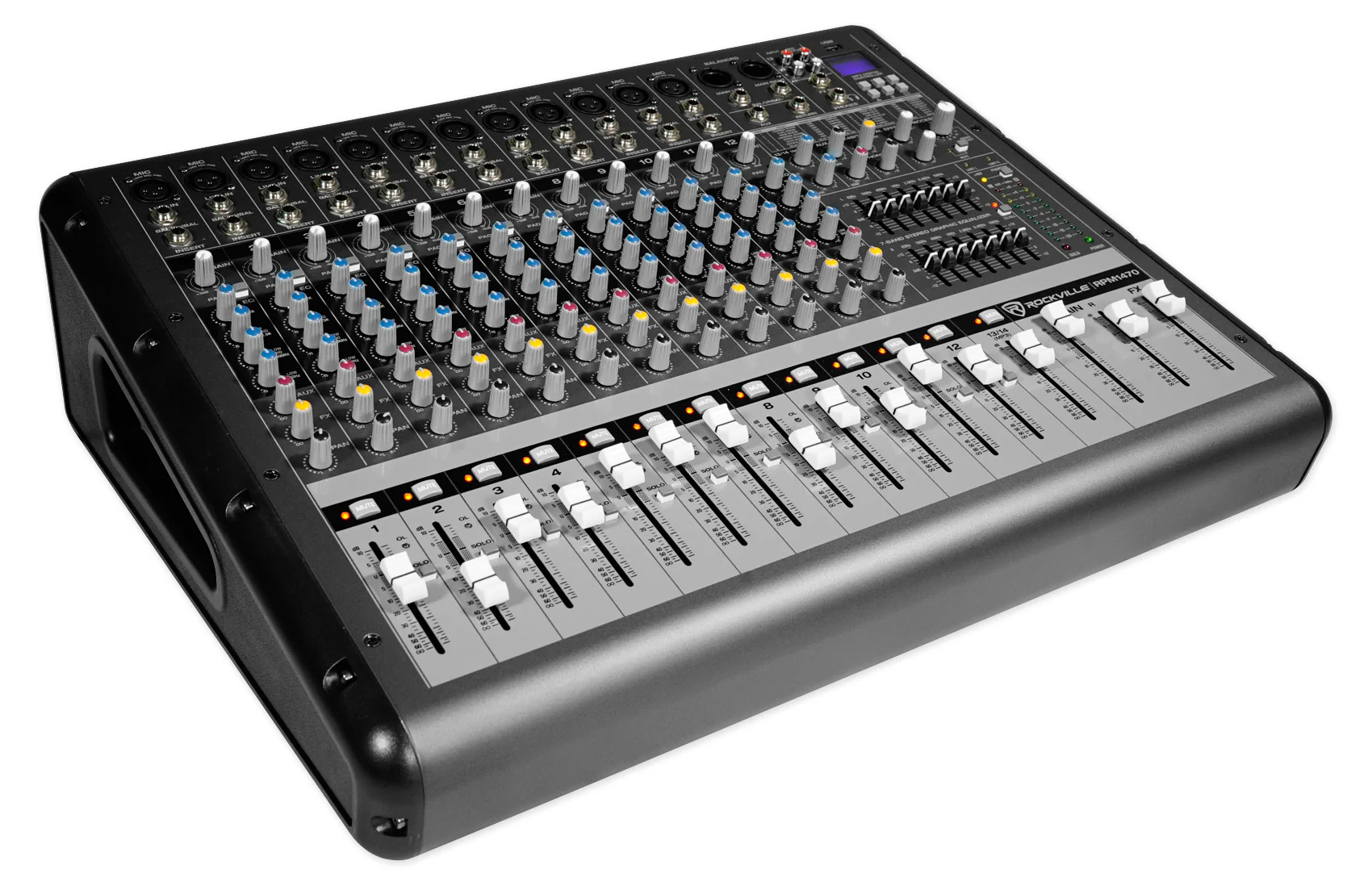 RSG15 15" Speakers 2-Pack + RPM1470 Powered Mixer Bundle - Image 5