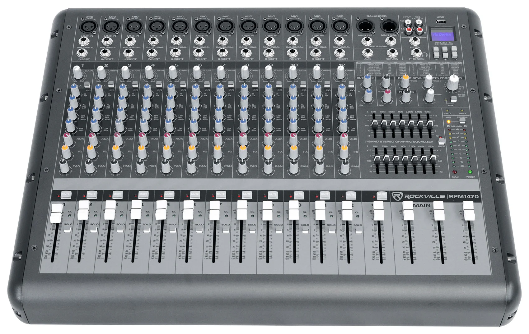 RSG15 15" 8-Ohm Speakers 2-Pack + RPM1470 Powered Mixer Bundle - Image 23