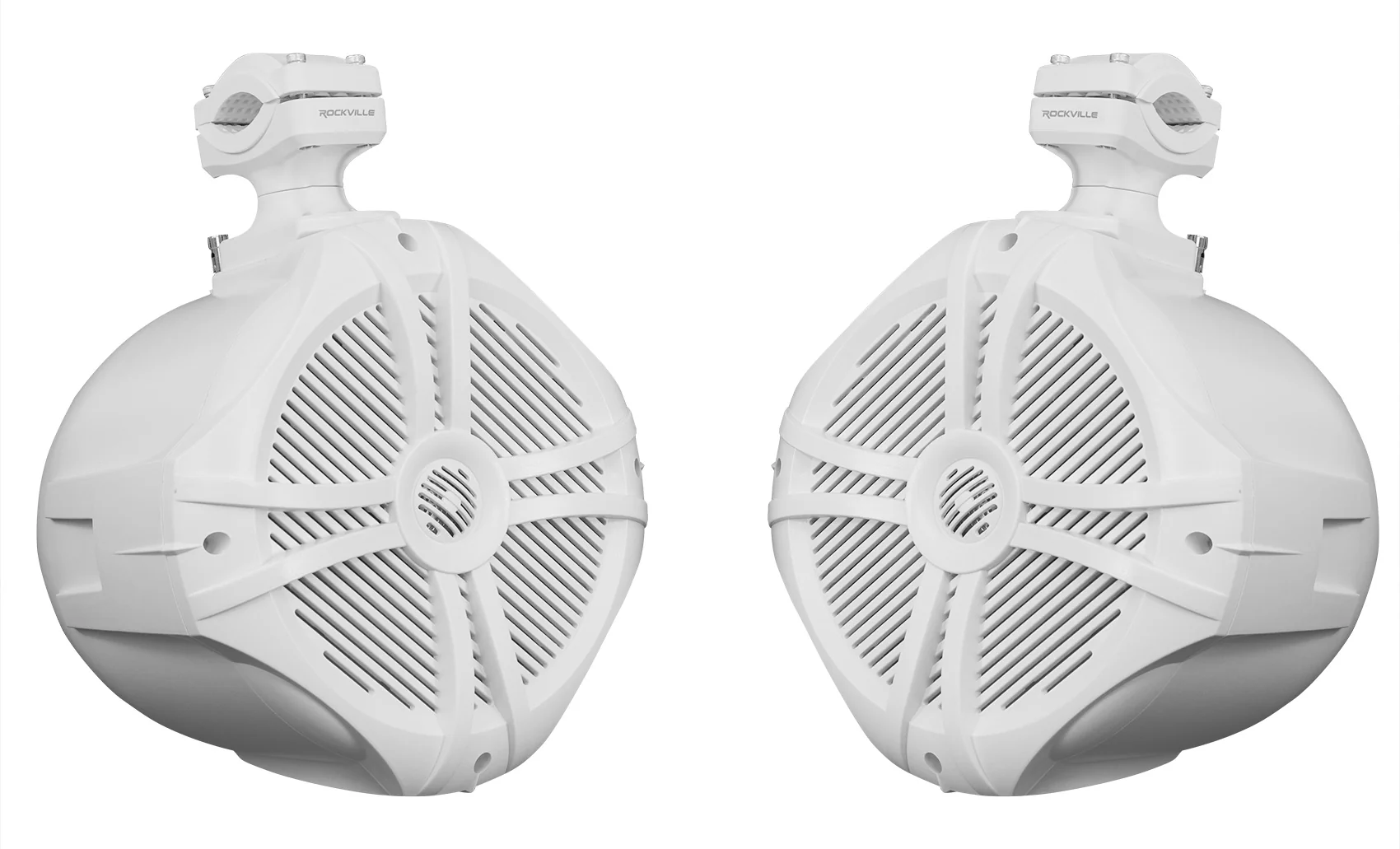 RWB90W White 8" Wakeboard Tower Speakers 2-Pack + KRYPTON MF4 Amplifier Bundle - Image 10