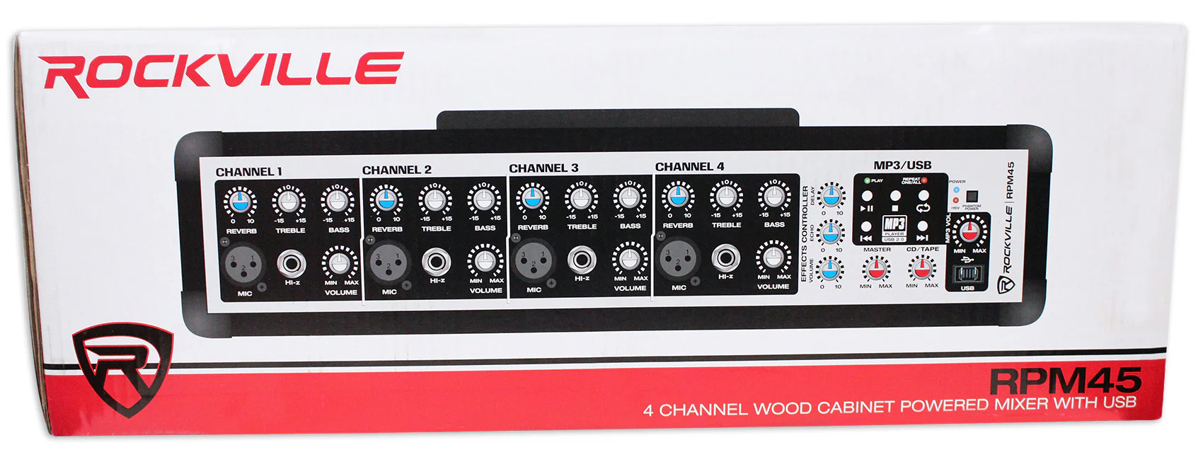 SPG88 8" 2-Pack + RPM45 Powered Mixer Bundle - Image 9