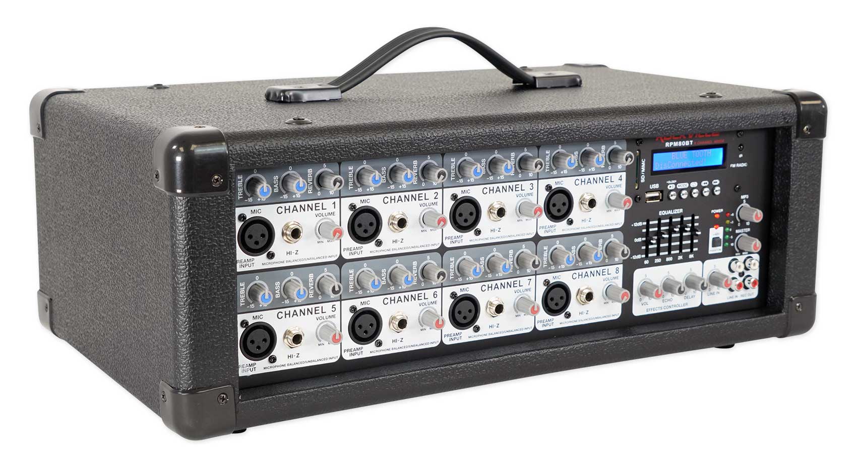 SPGN128 2-Pack + RPM80BT Powered Mixer + Wireless Mics Bundle - Image 3