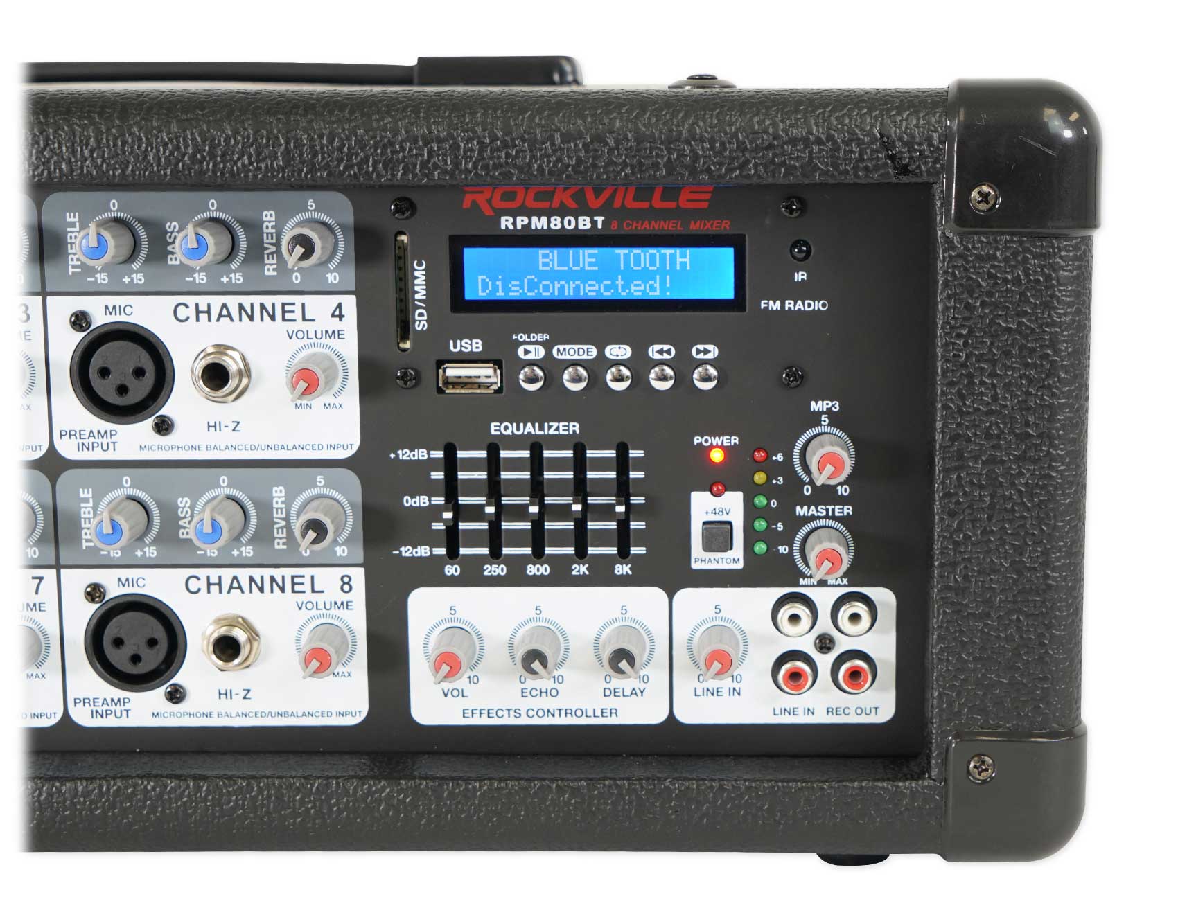 SPGN128 2-Pack + RPM80BT Powered Mixer + Wireless Mics Bundle - Image 5