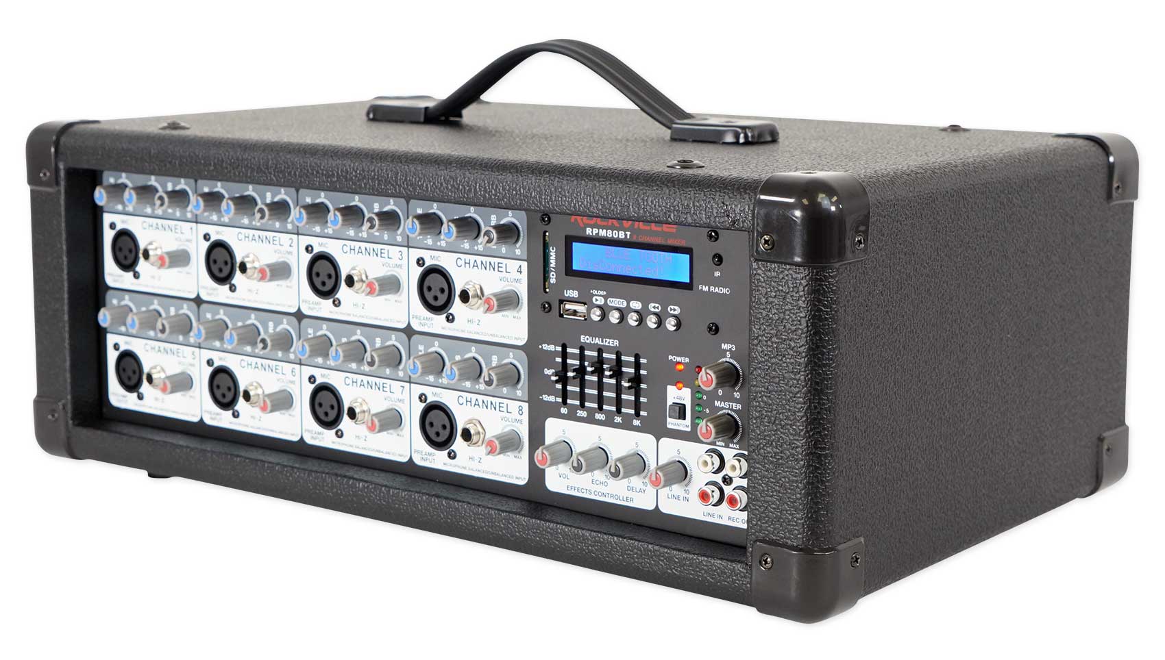 SPGN128 2-Pack + RPM80BT Powered Mixer + Mic Bundle - Image 9