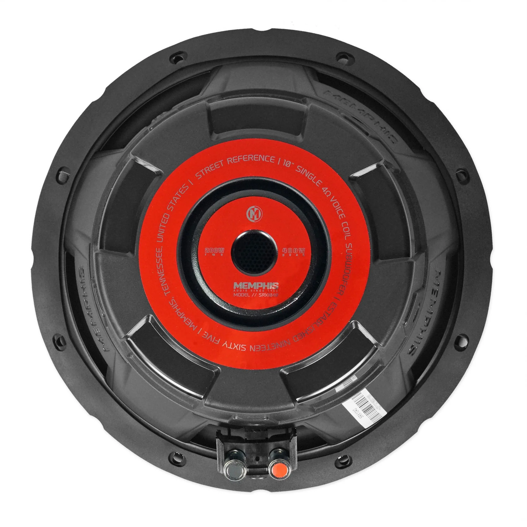 2) Memphis Audio SRX1040 10" 400 Watt SRX 4 Ohm Car Subwoofers+Amplifier+Amp Kit - Image 3