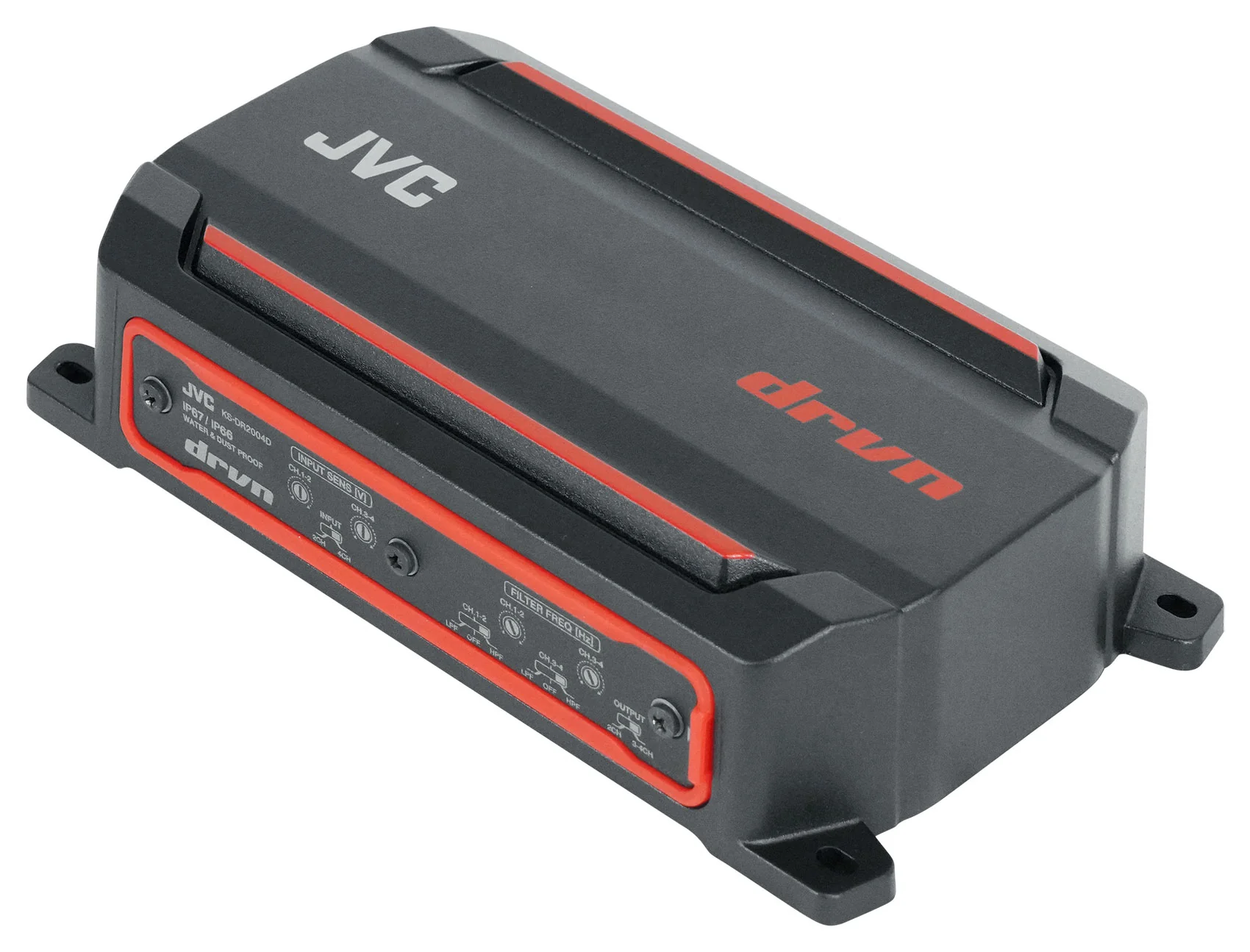 JVC KS-DR2004D 4-Ch. ATV/UTV Amplifier+(4) Tower Speakers+Bluetooth Controller - Image 12